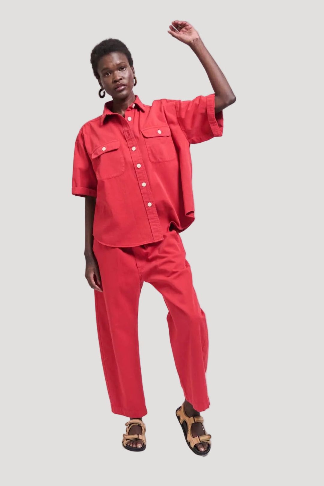 The Scout Shirt in Red #7