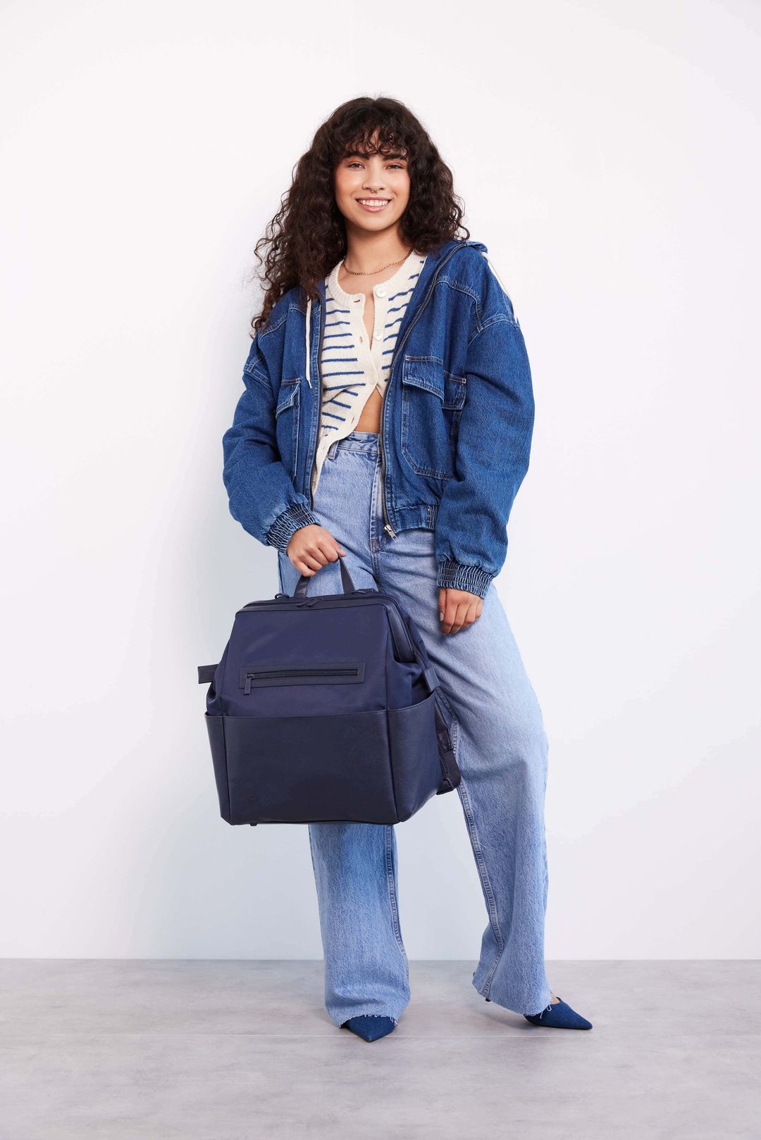 The Backpack Diaper Bag in Navy #13