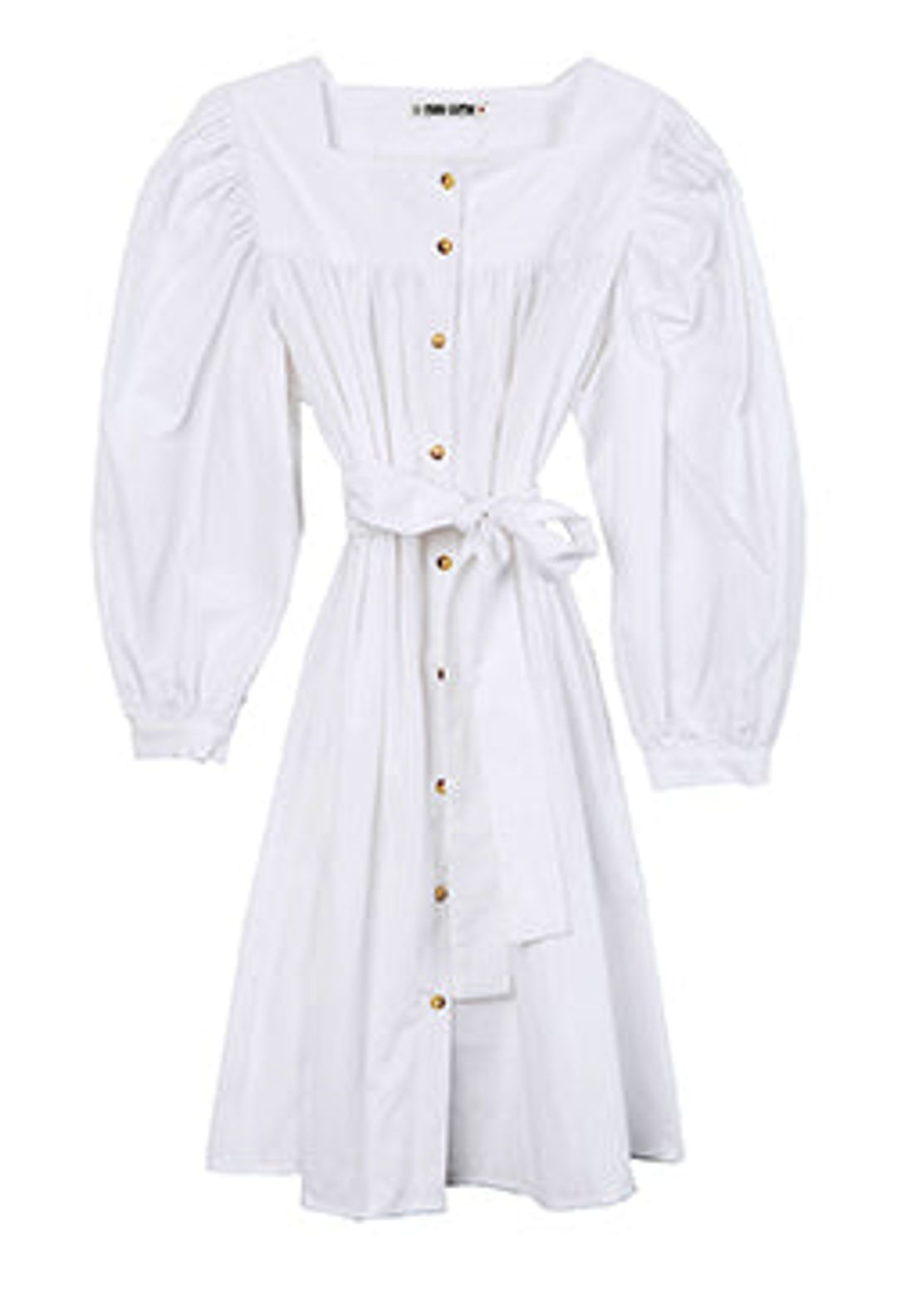 Fabiana Dress White Cotton #3
