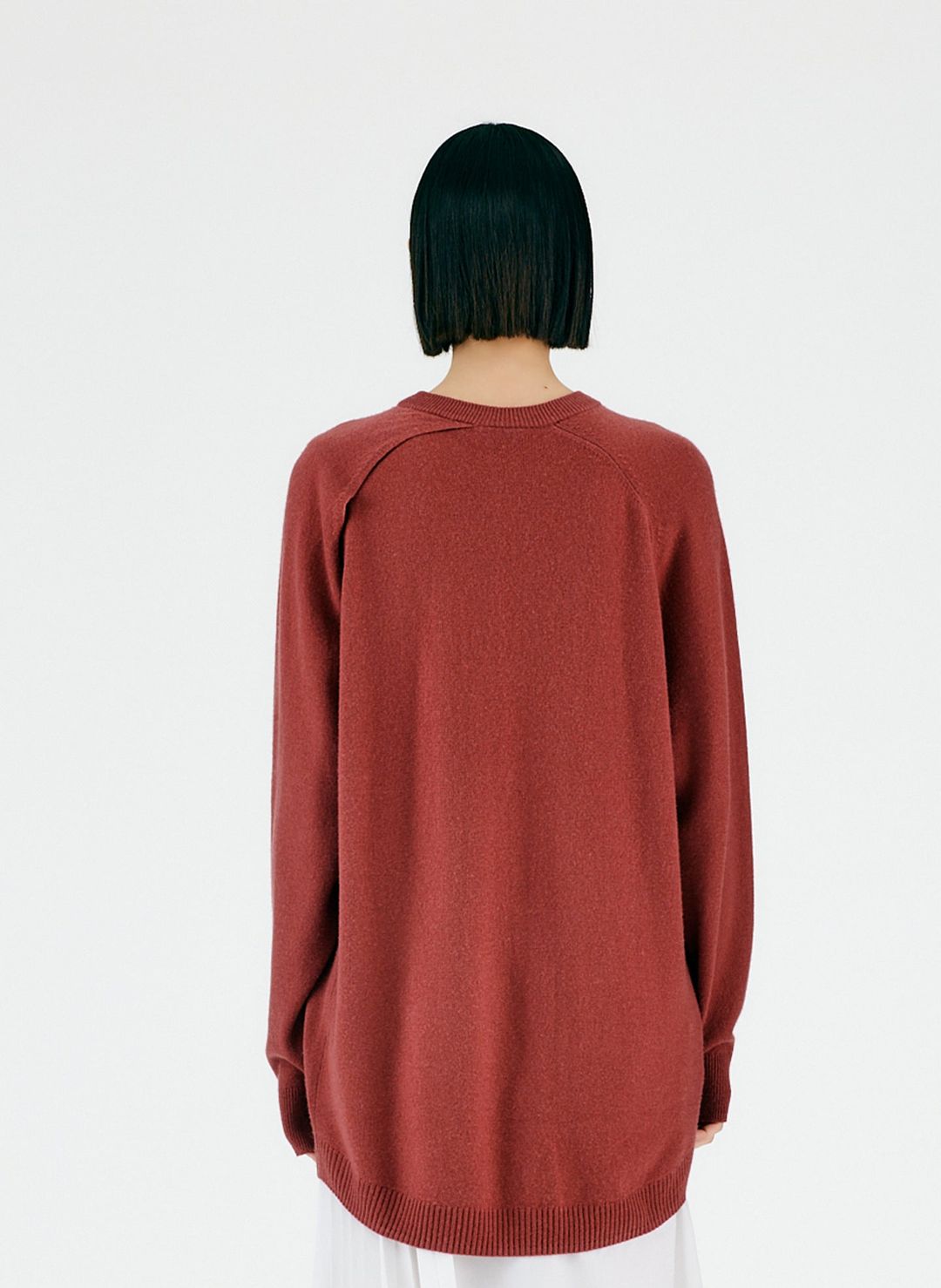 Feather Weight Cashmere Cutout Sleeve Pullover #6
