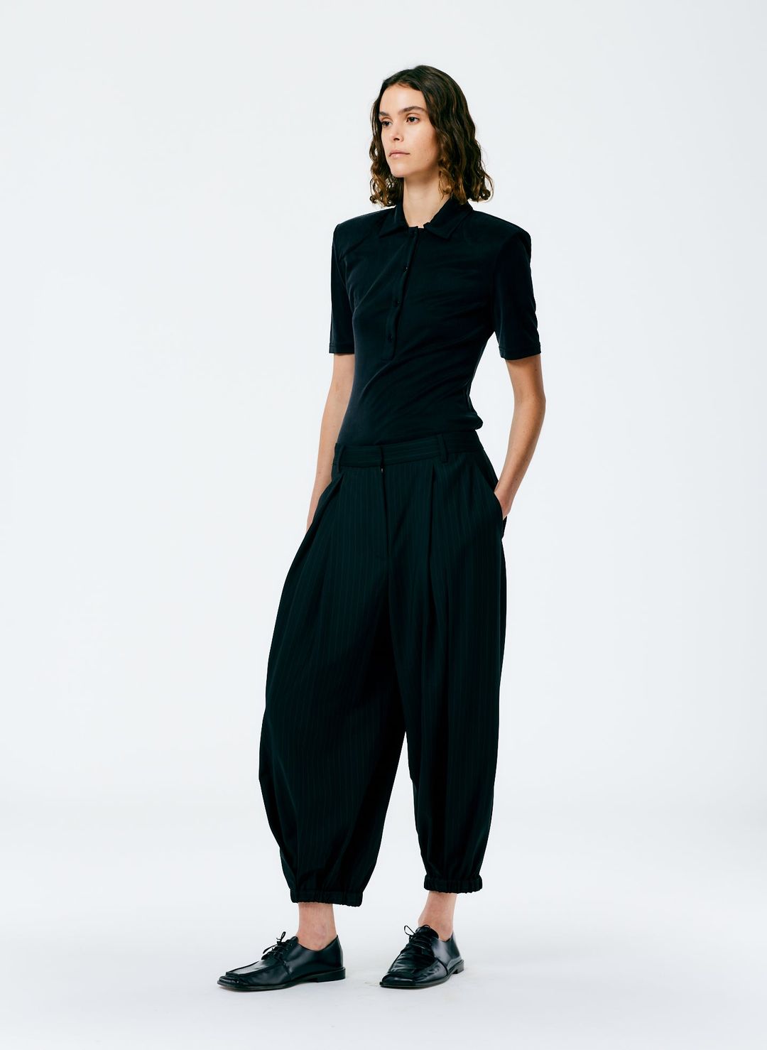 Dominic Pinstripe Eden Pleated Balloon Pant #2