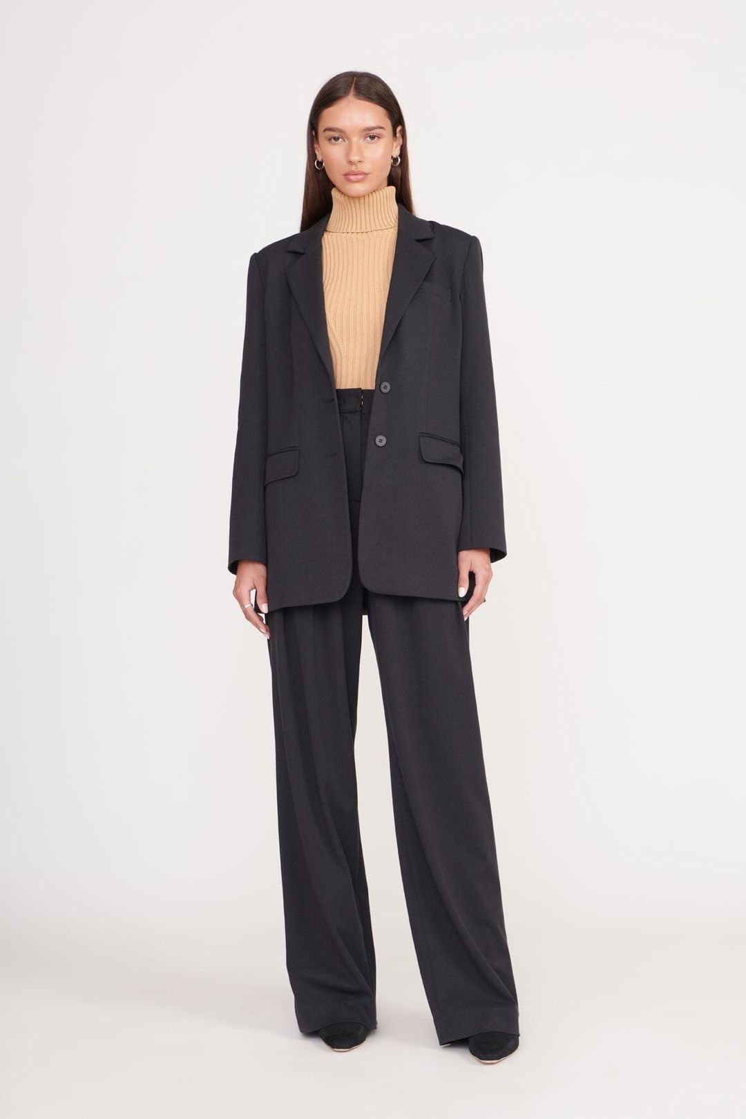 LUISA PANT | BLACK SUITING #6