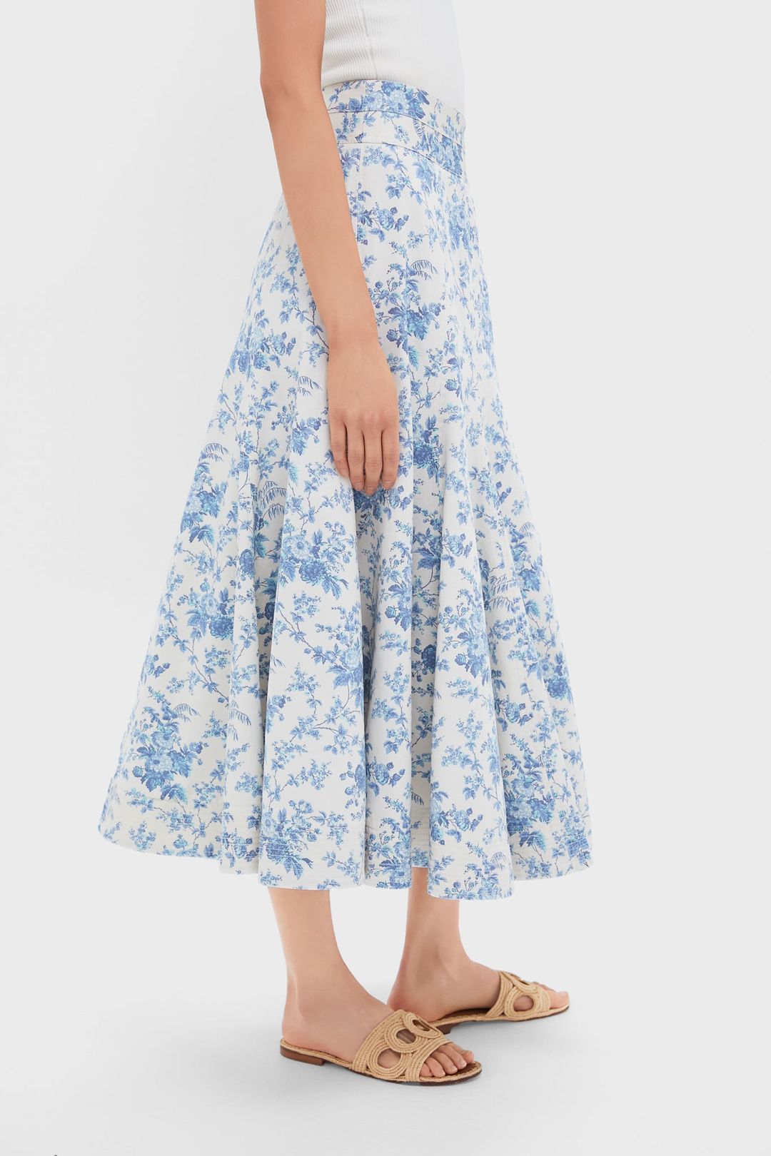 Forget Me Not Floral Brynn Skirt #3