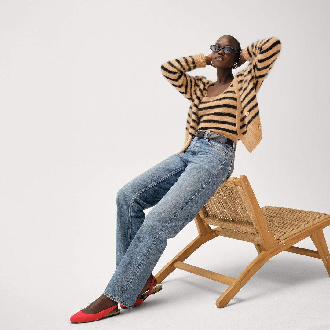 The Almond Slingback - Lollipop Red #3