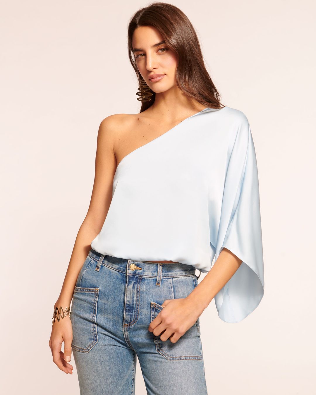 Gina One-Shoulder Blouse
