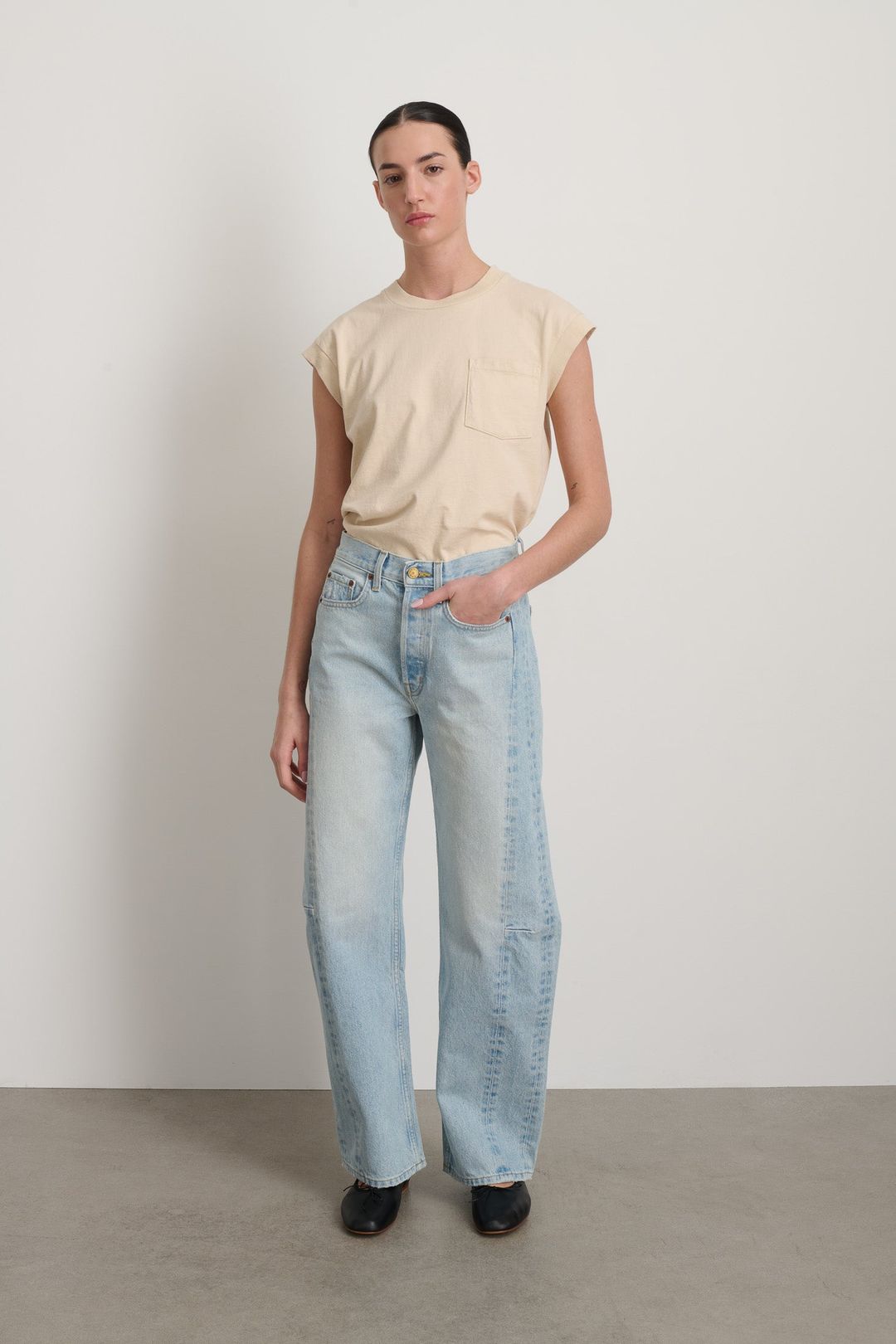 Slim Long Lasso Jean Super Lt. Vintage