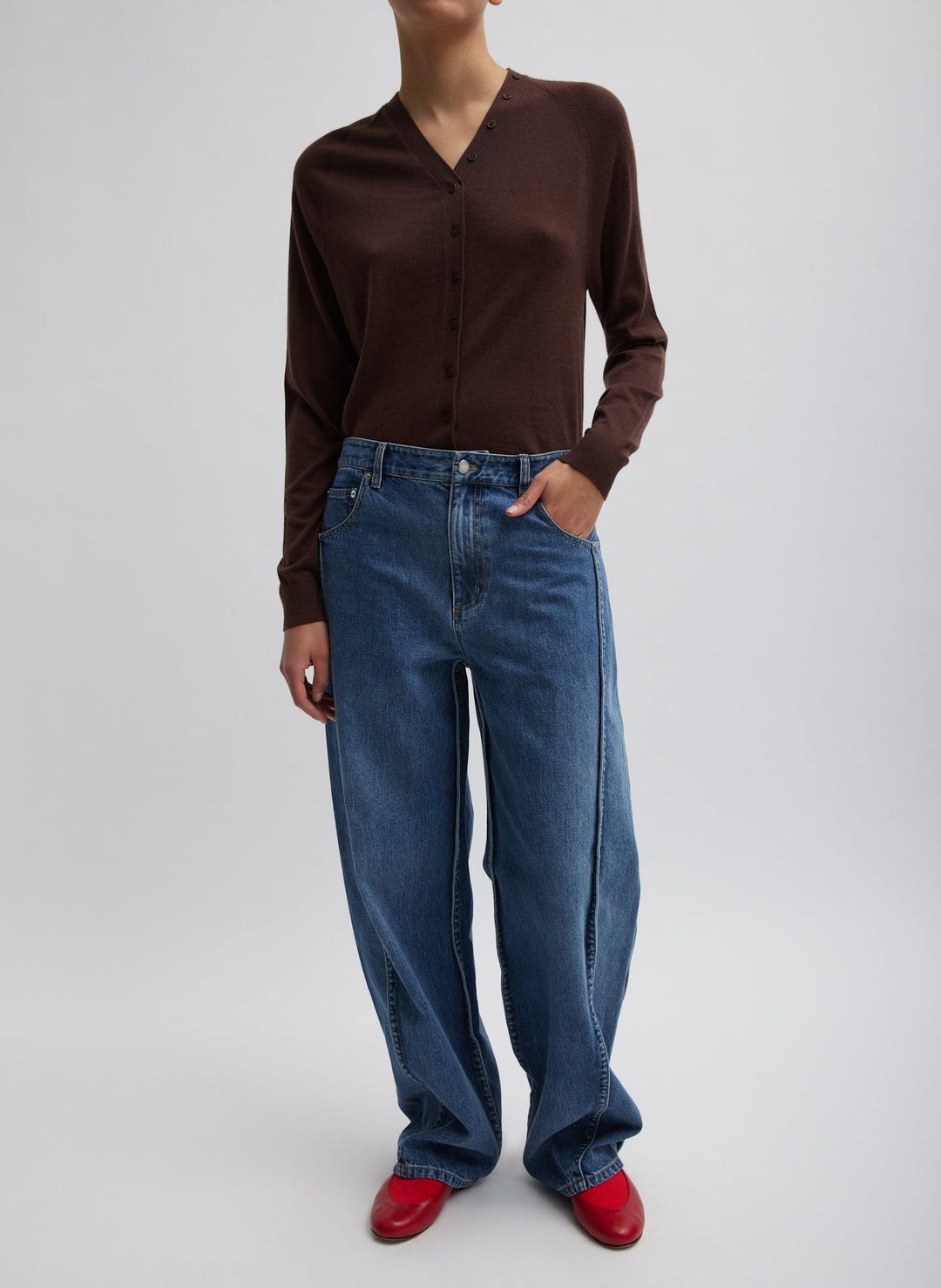 Cashmere Silk Blend Slim Cardigan #3