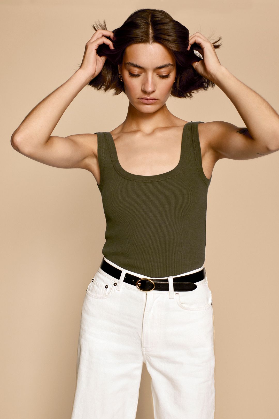 The Scoop It Up Tank in Olive #5