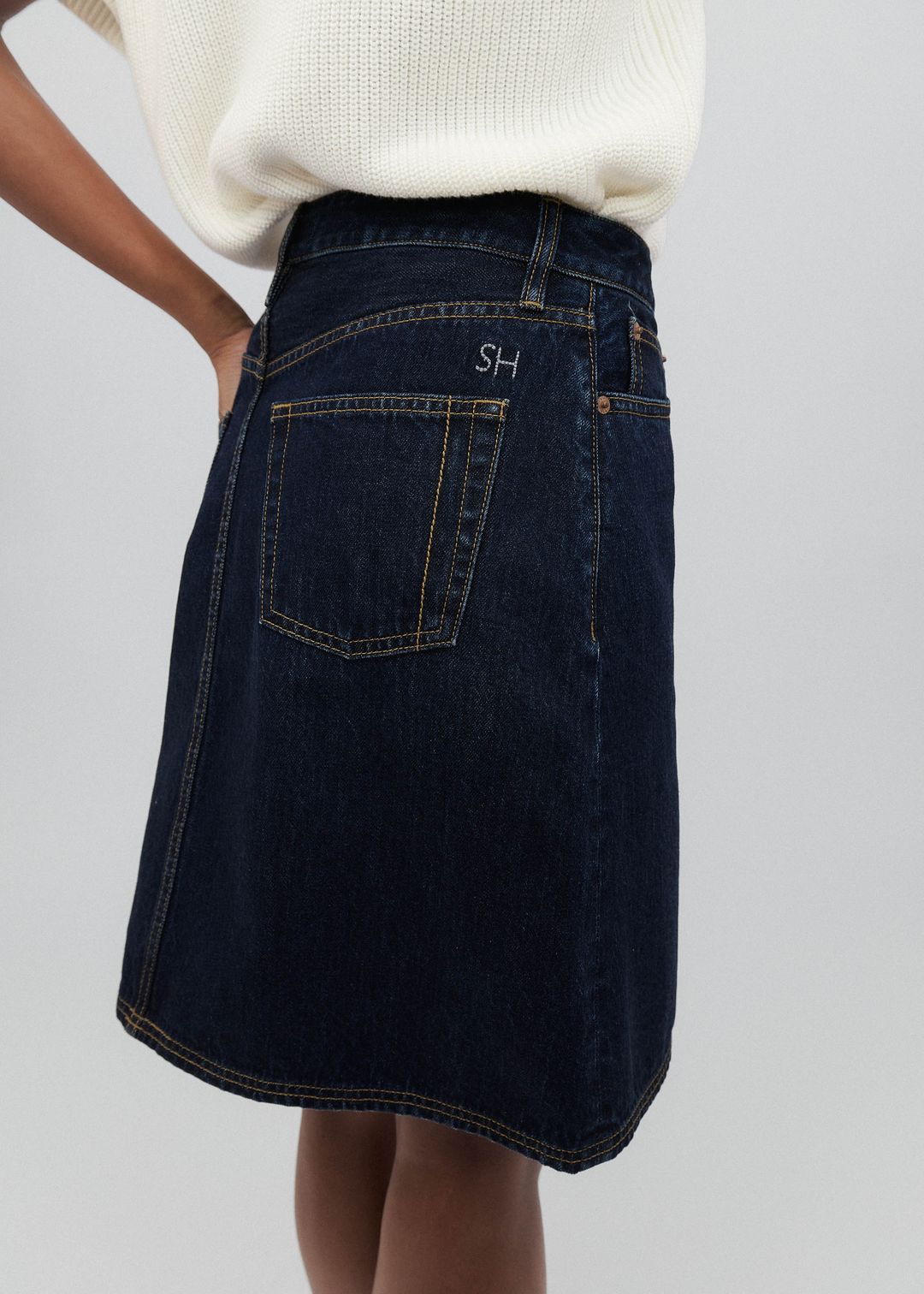 Girl Skirt in Indigo Indigo #4