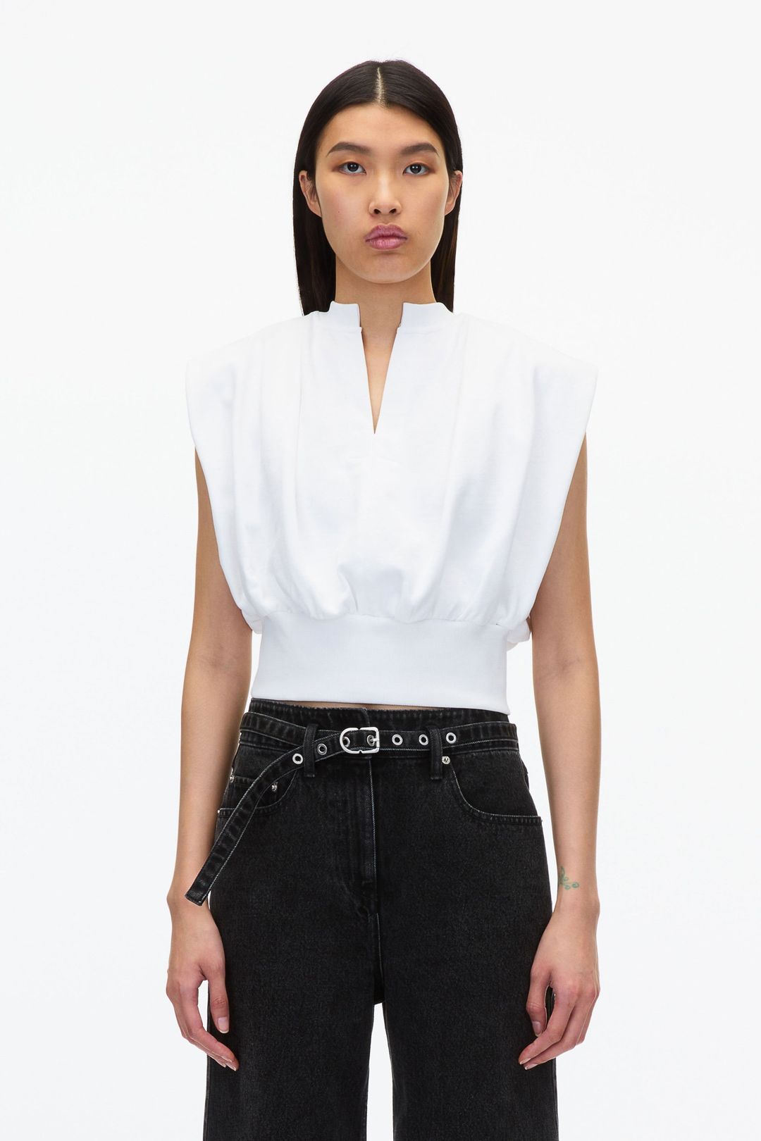 Sleeveless French Terry Top #7