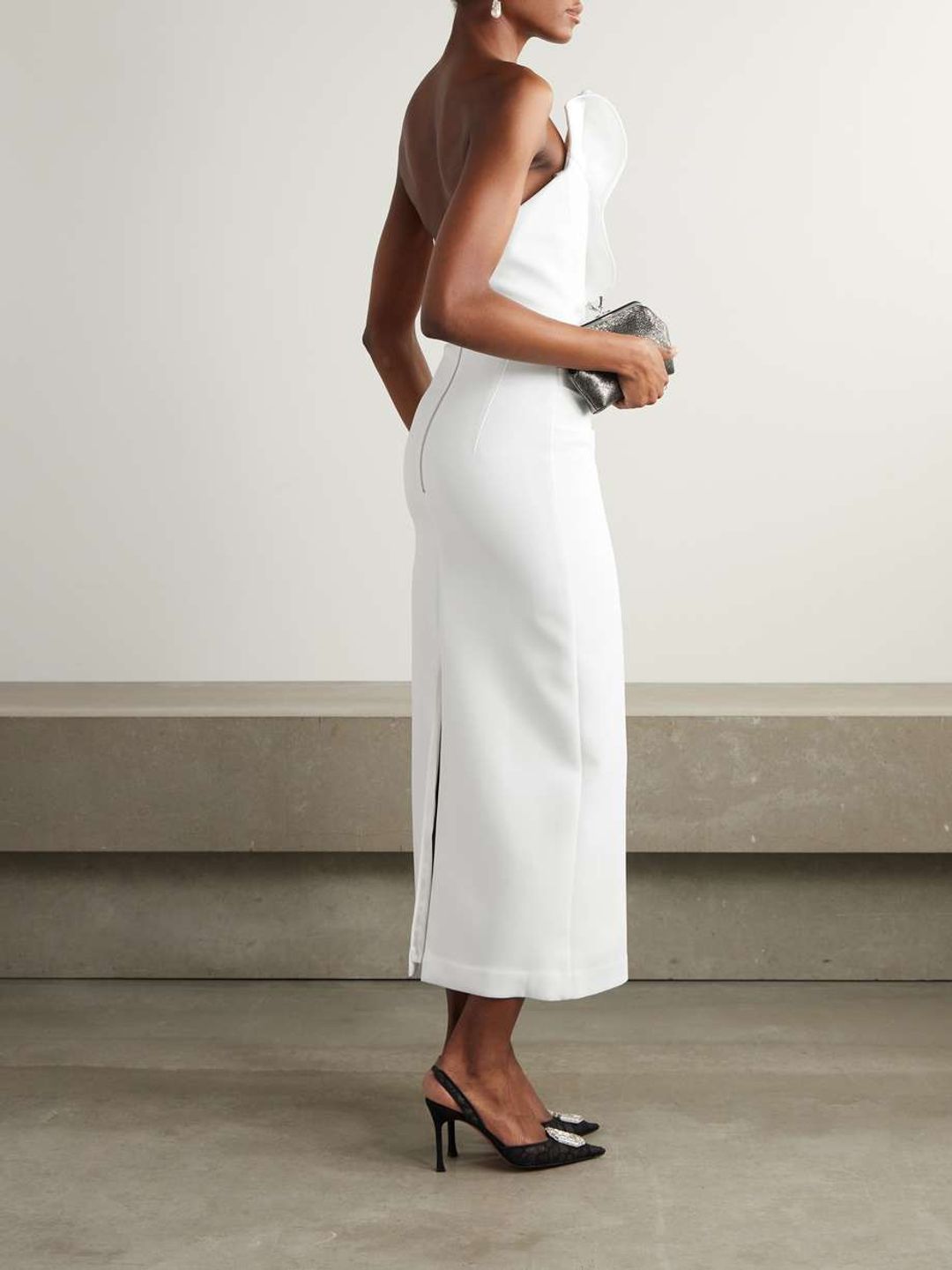Requiem strapless faille gown #5