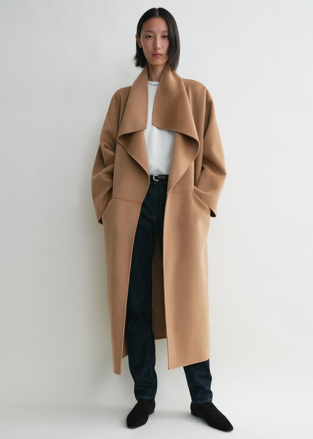 Signature wool cashmere coat camel #3