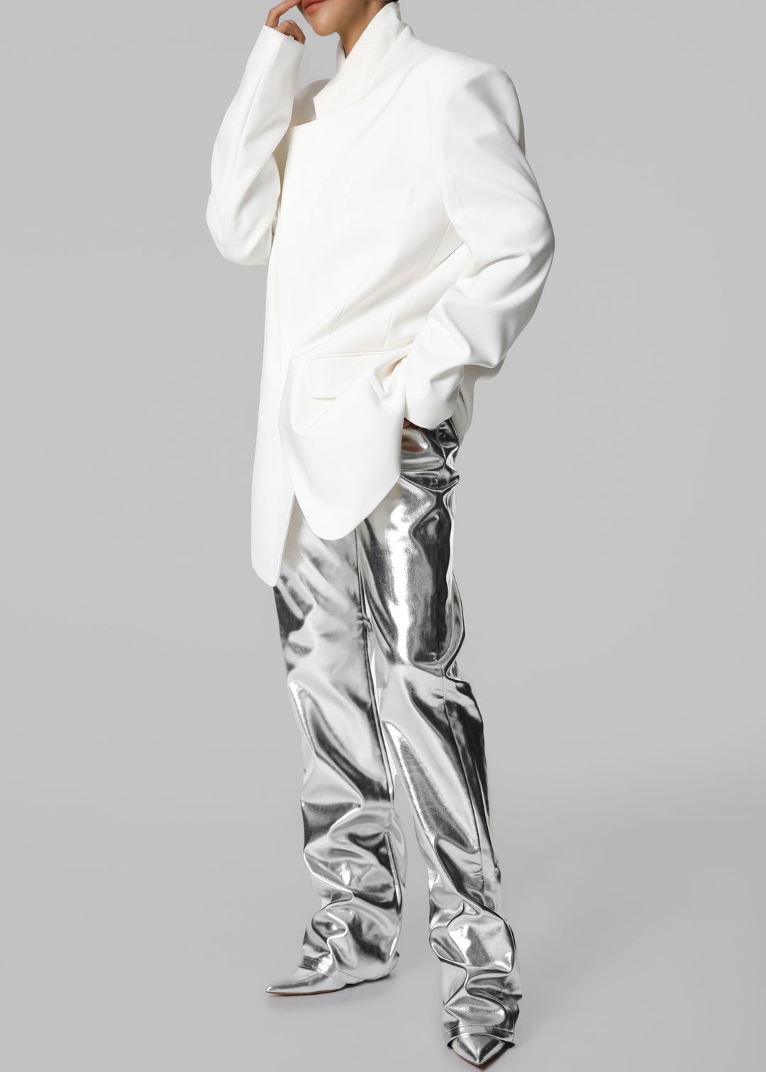 Jesse Aluminium Pants - Silver #16