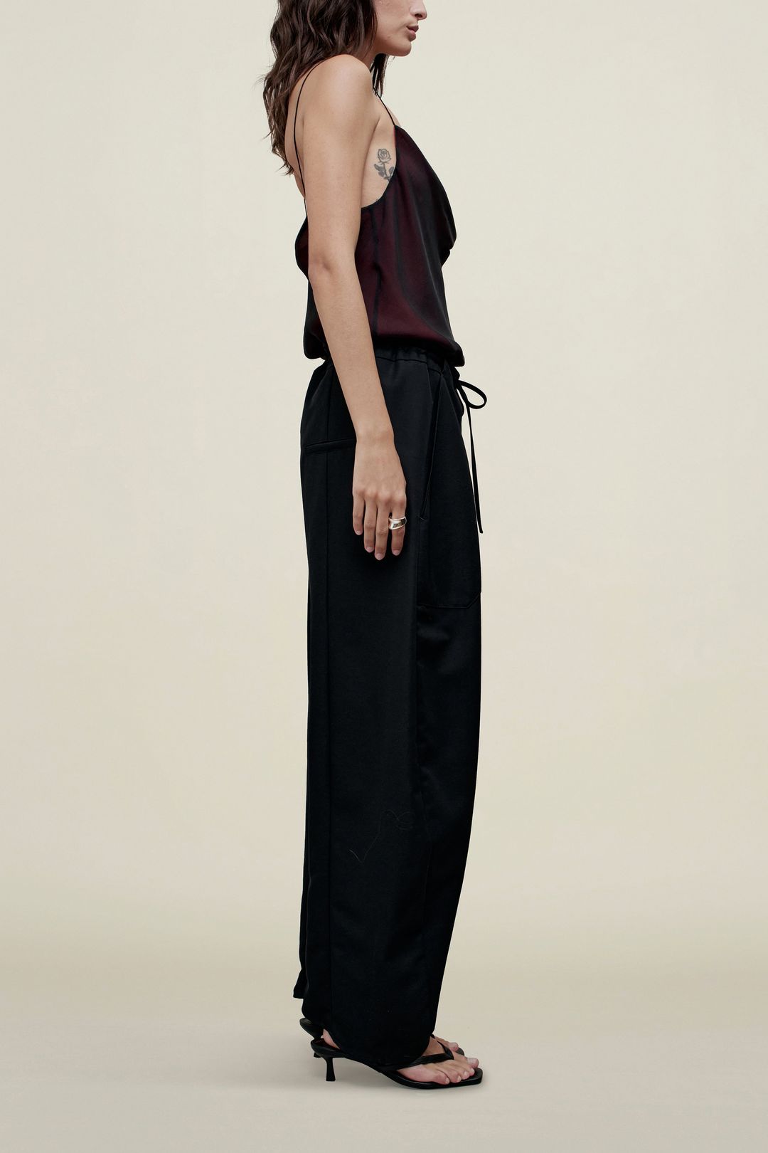 Clemence Pant in Gazar Suiting #3