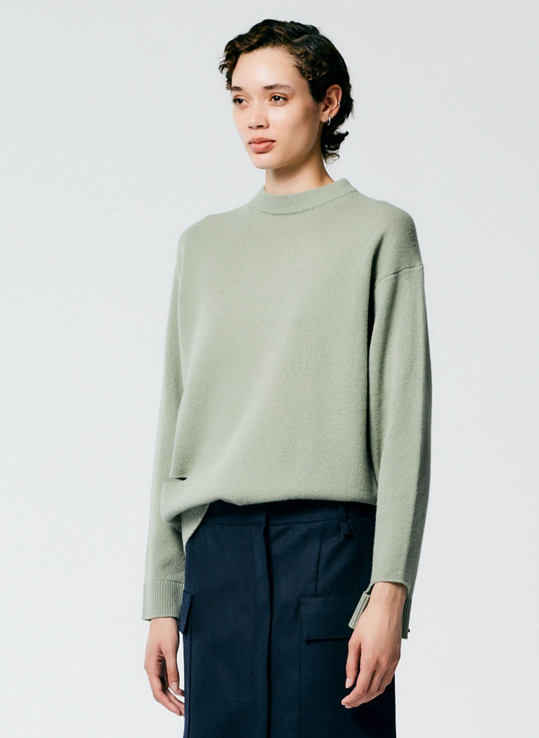 Soft Lambswool Crewneck Easy Pullover #3