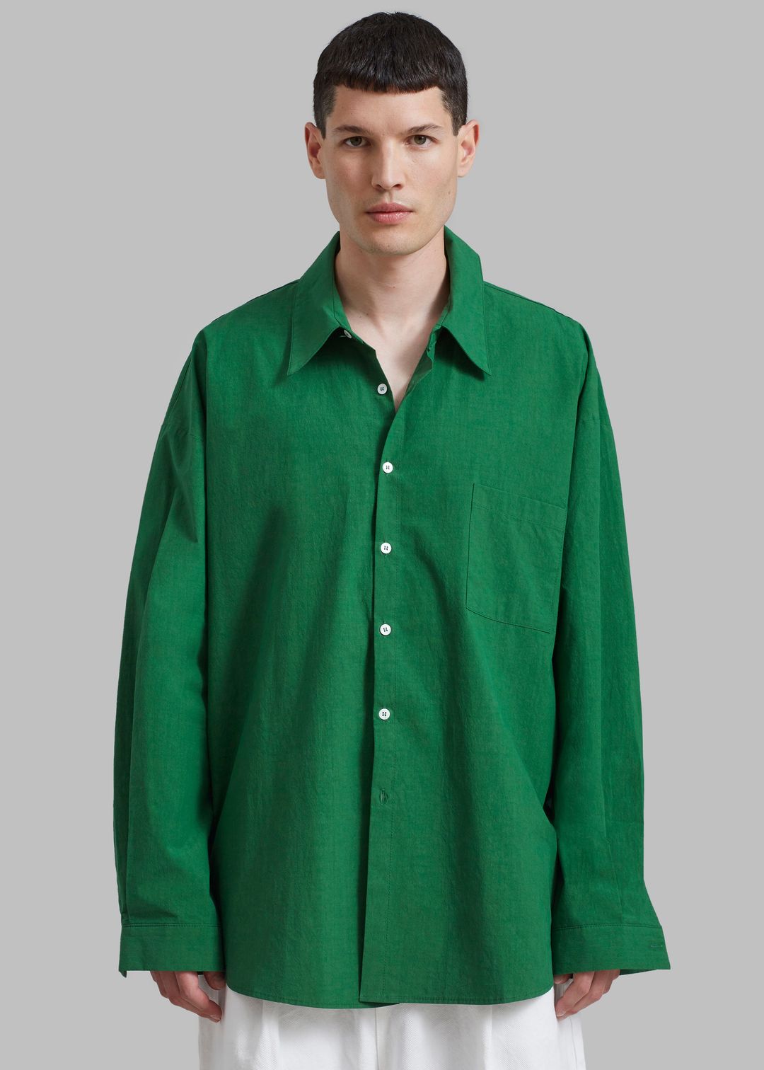 Darren Oversized Shirt - Green #4