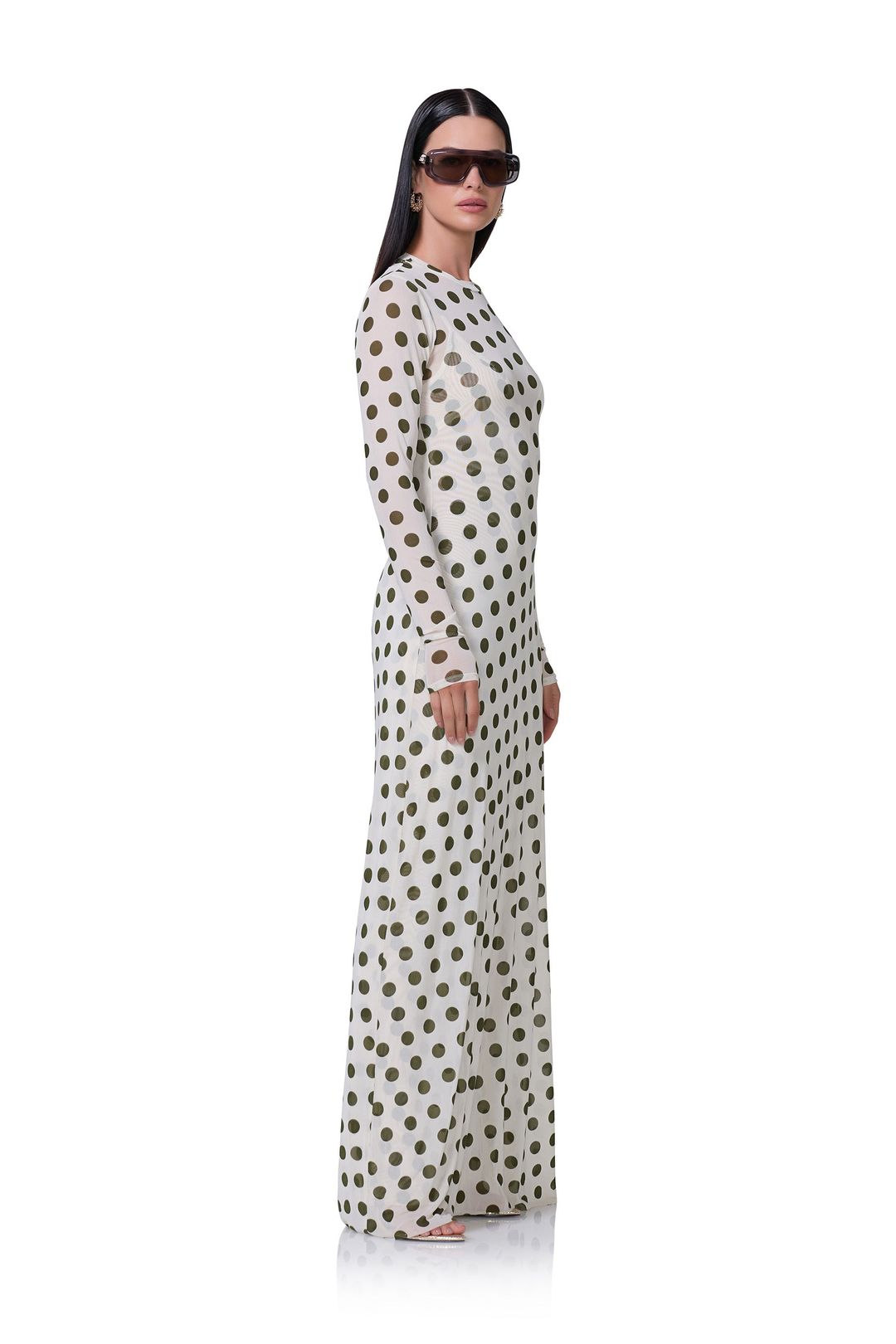 Paola Dress - Birch Dot #3