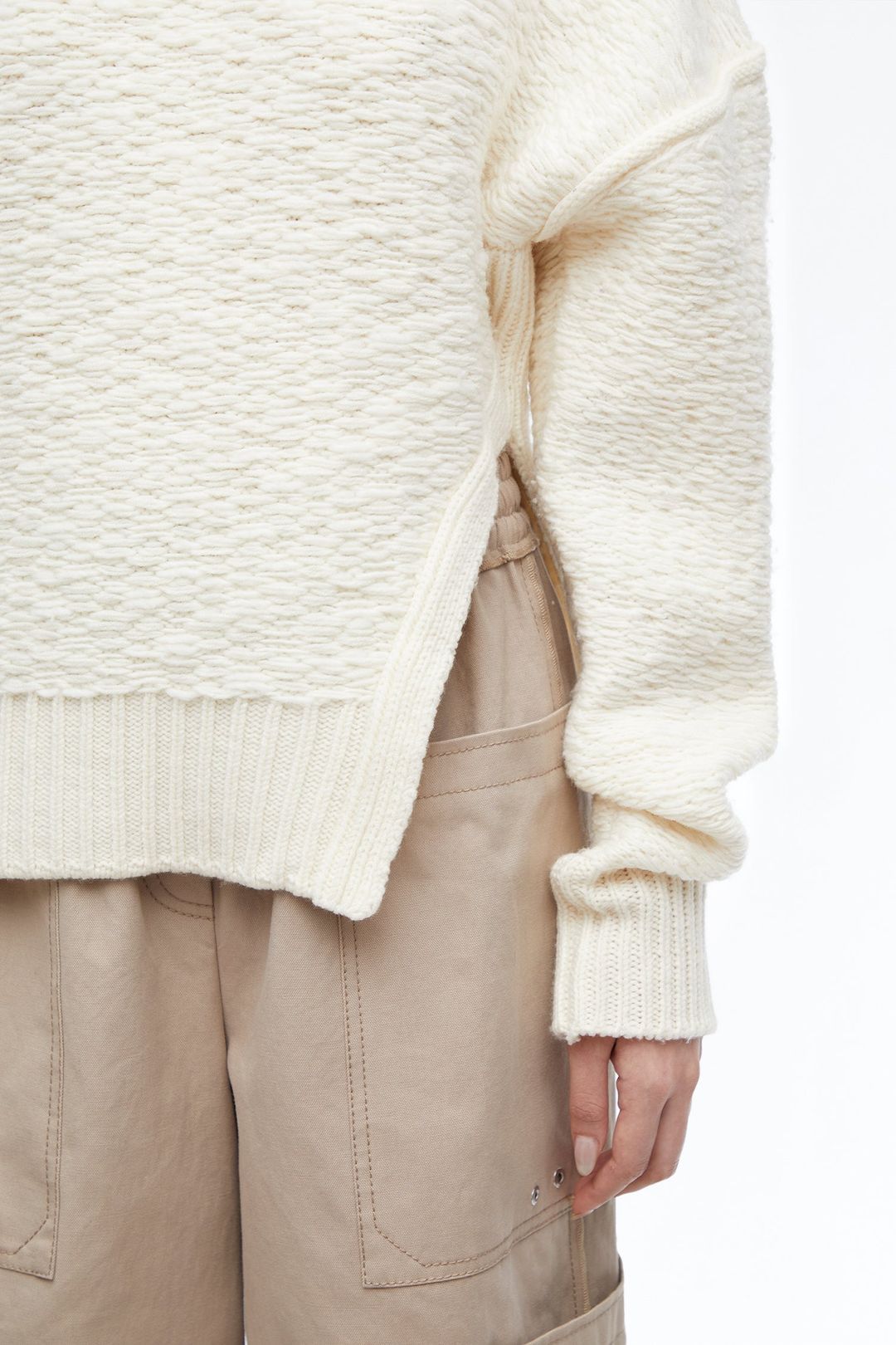 Wool Jacquard Turtleneck Sweater #5