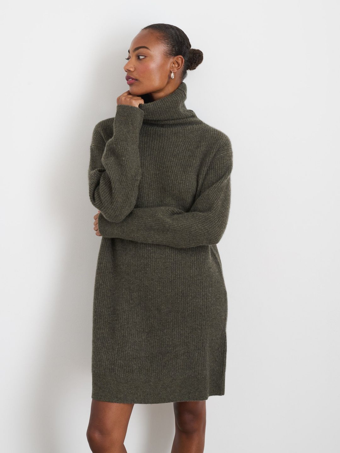 Simone Sweater Dress In Cashmere #7