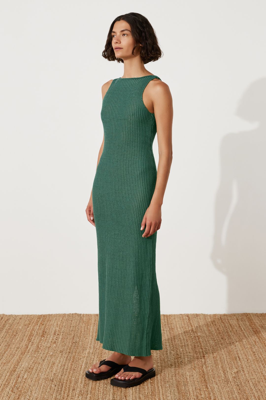 Emerald Crochet Dress #6