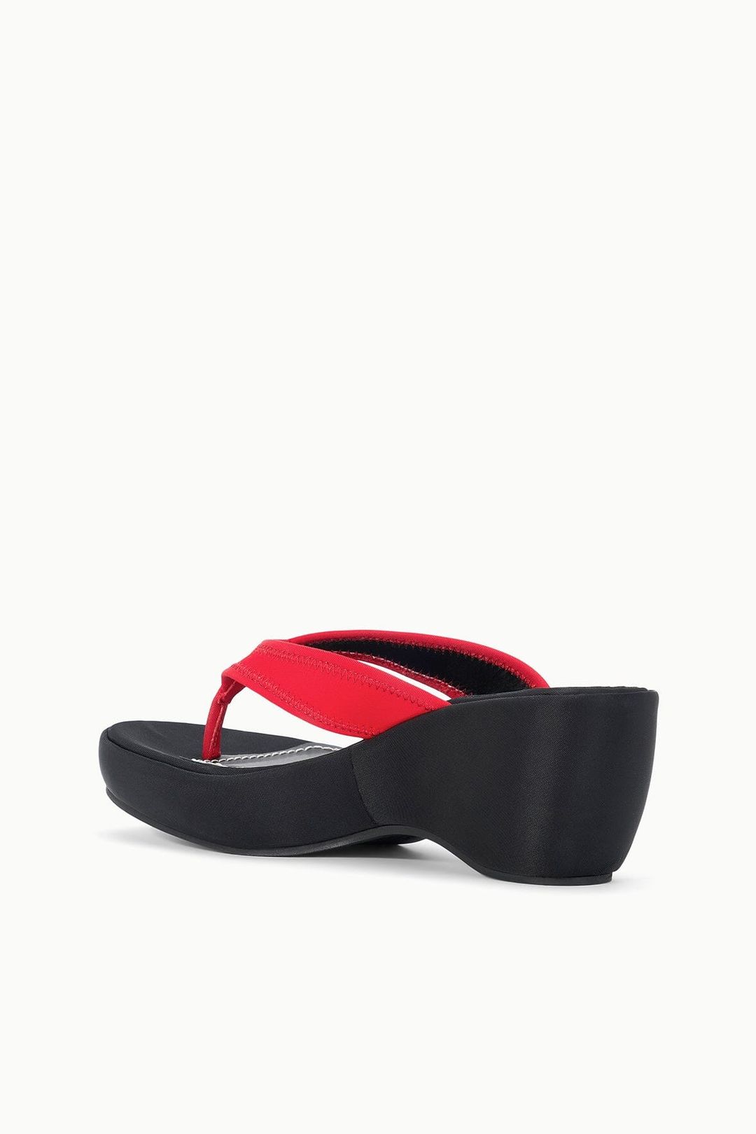 REMY THONG WEDGE | BLACK RED #3