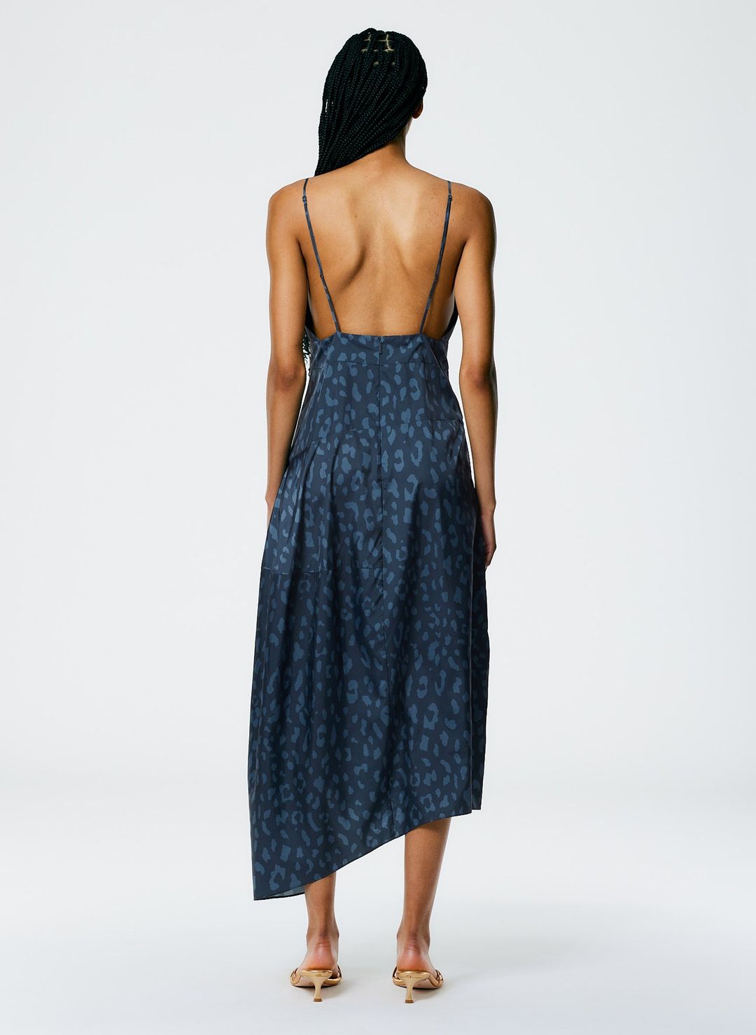 Recycled Sporty Nylon Cheetah Cami Dress #4