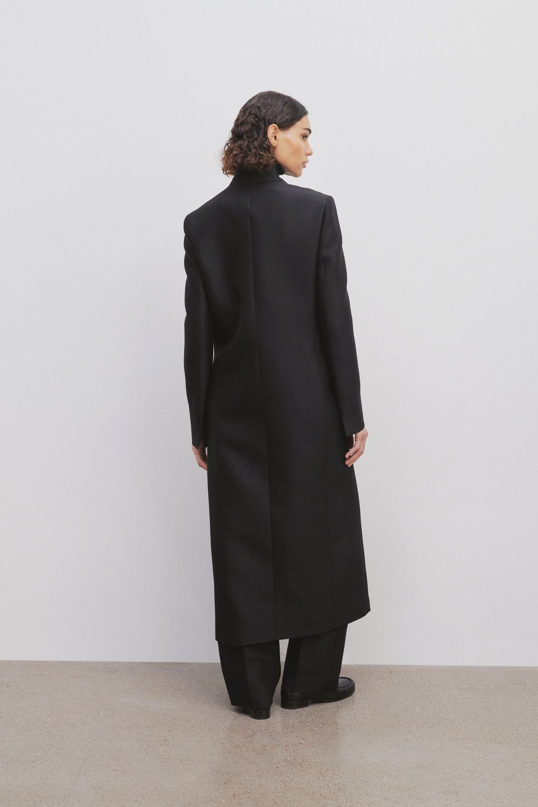 Egle Coat in Wool and Silk #5