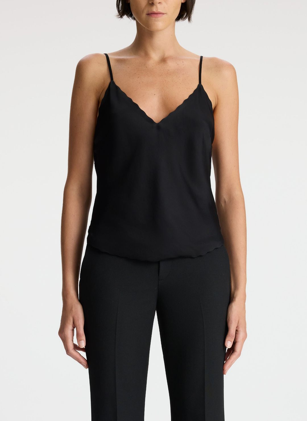 Malia Scalloped Camisole Top #6