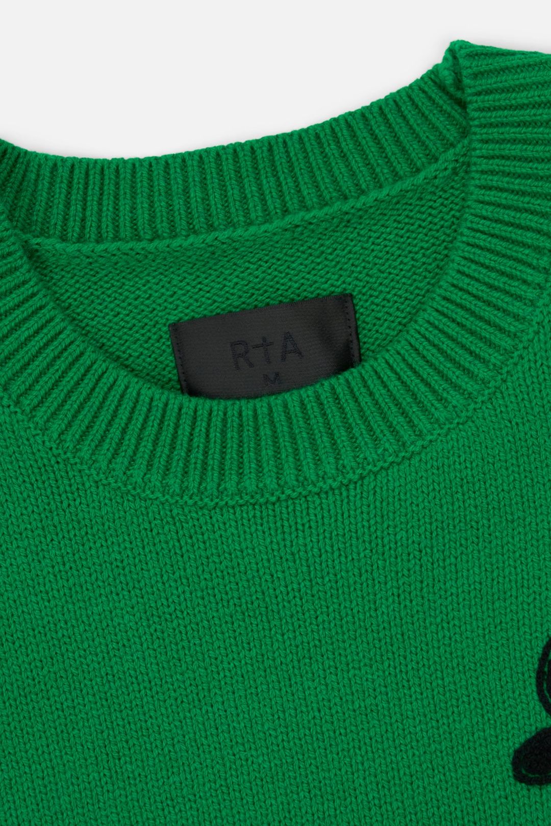 ETHAN SWEATER | GREEN SCRIPT LOGO #7