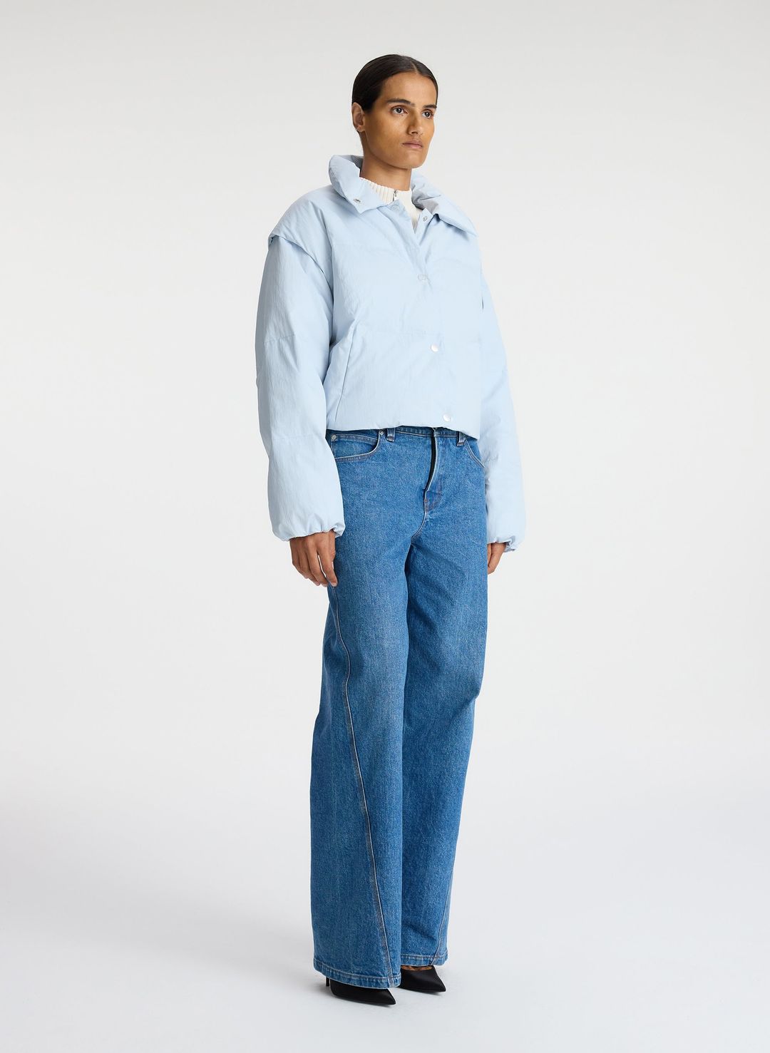 Tristan Convertible Quilted Nylon Jacket #4