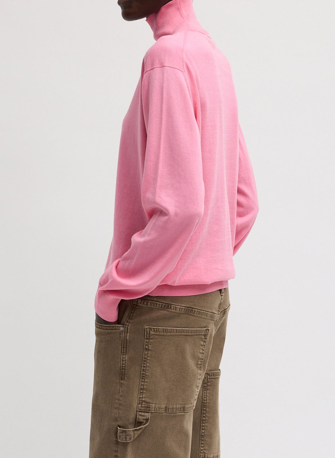 Super Fine Gauge Perfect Men's Turtleneck Pullover #3