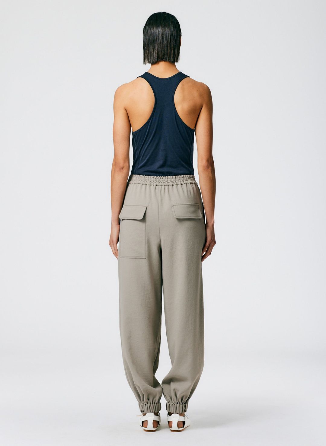 Chalky Drape Plashet Jogger - Long #4