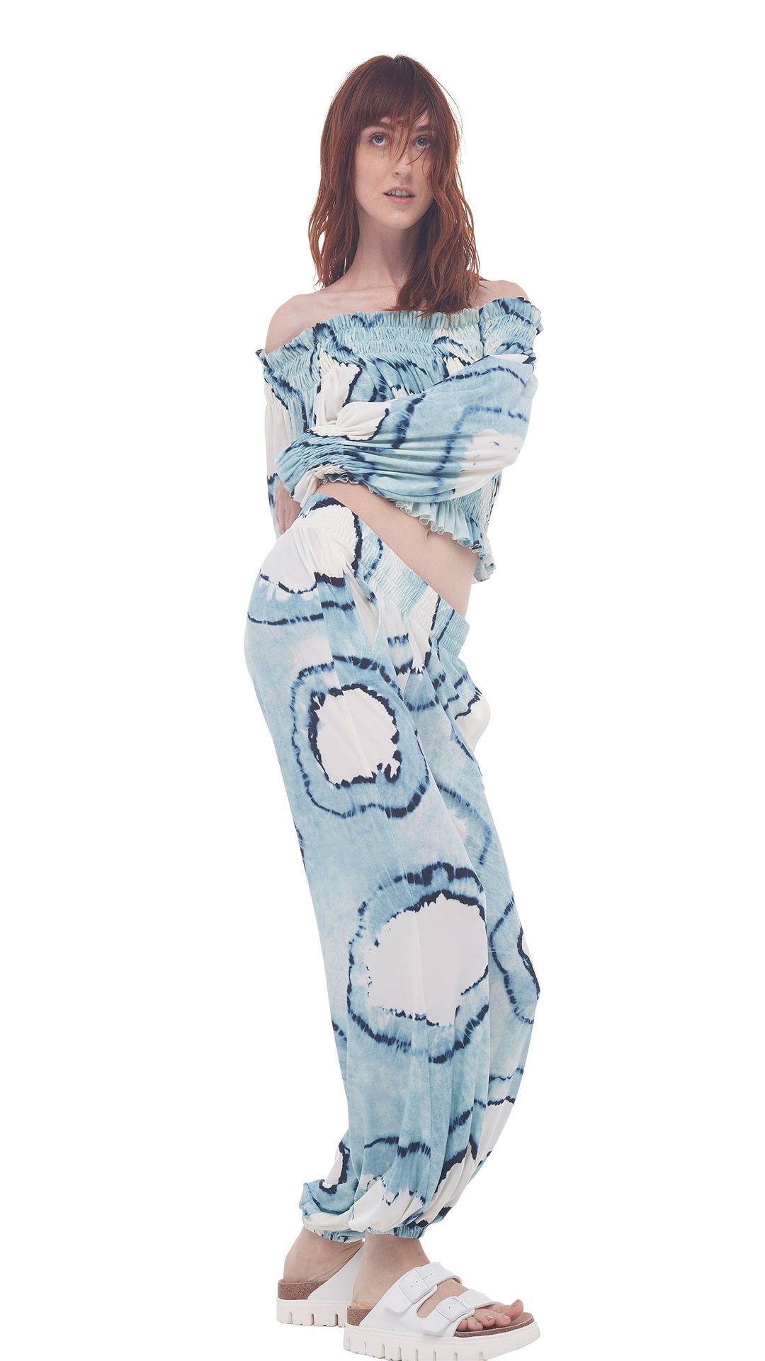 CROPPED PEASANT TOP #4