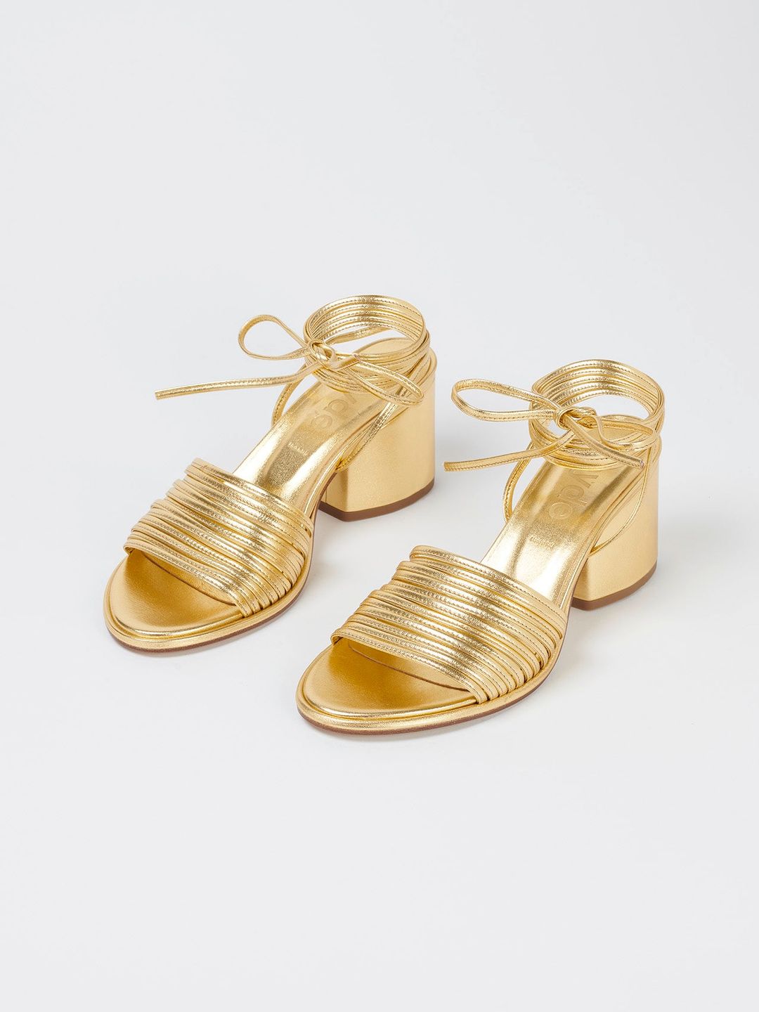 Natania Leather Lace-Up Sandals #4