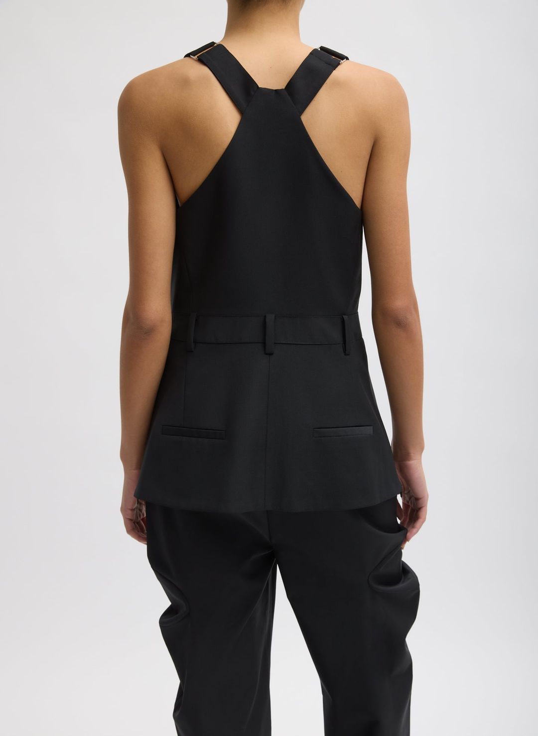 Recycled Tropical Wool Overall Top #3