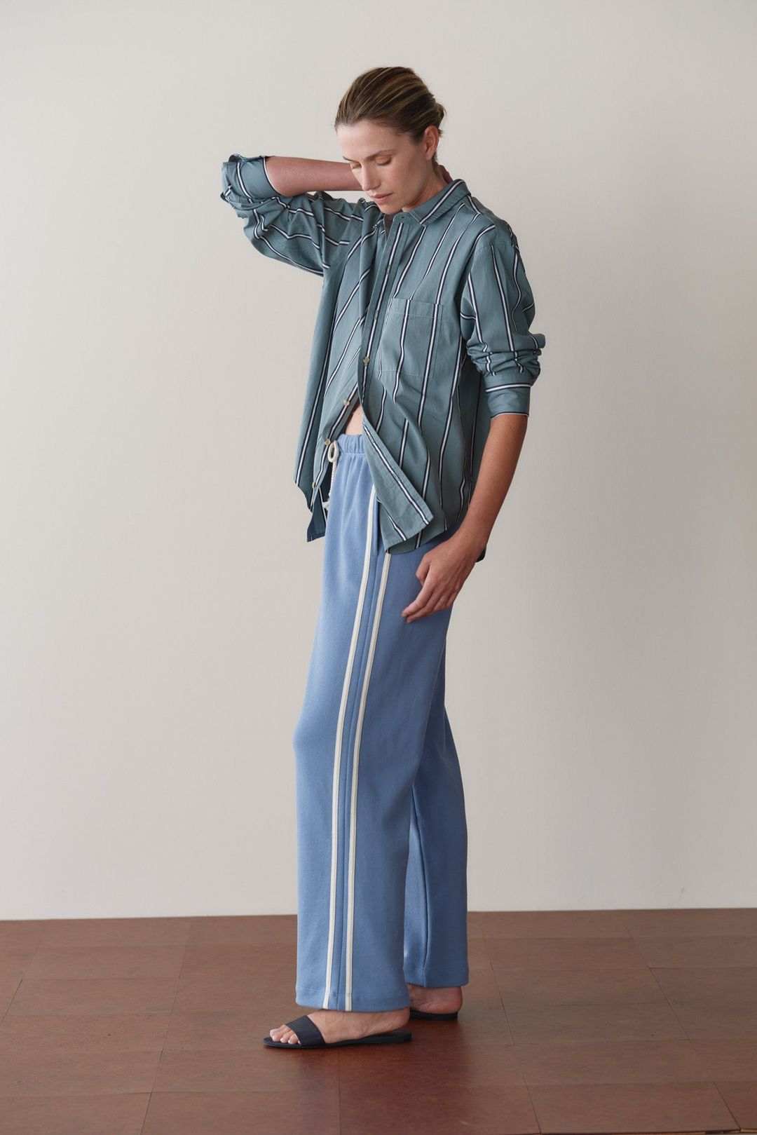 The Eco-Terry Stripe Pant #4