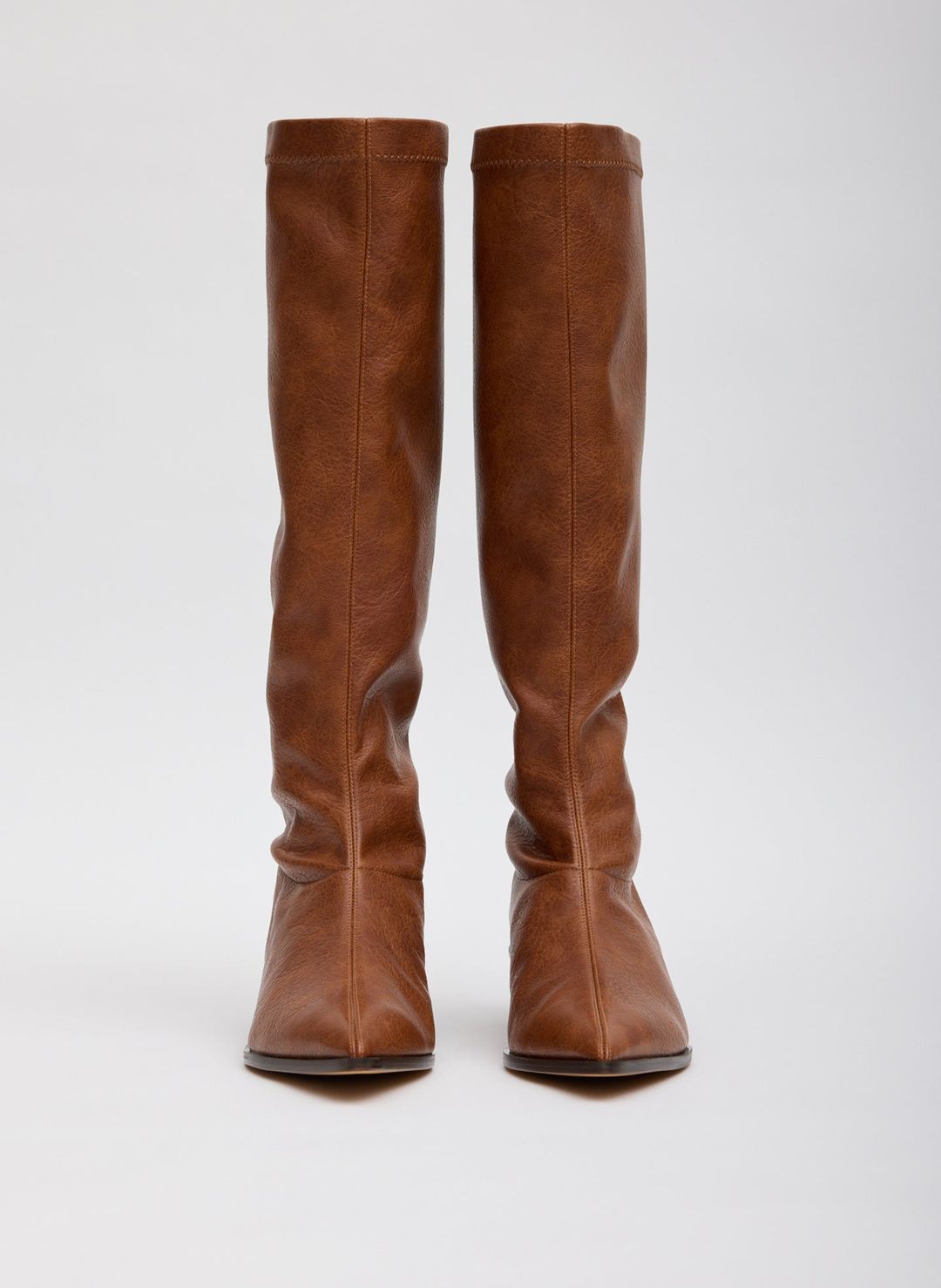 Faux Leather Bronson Boot - Narrow Calf