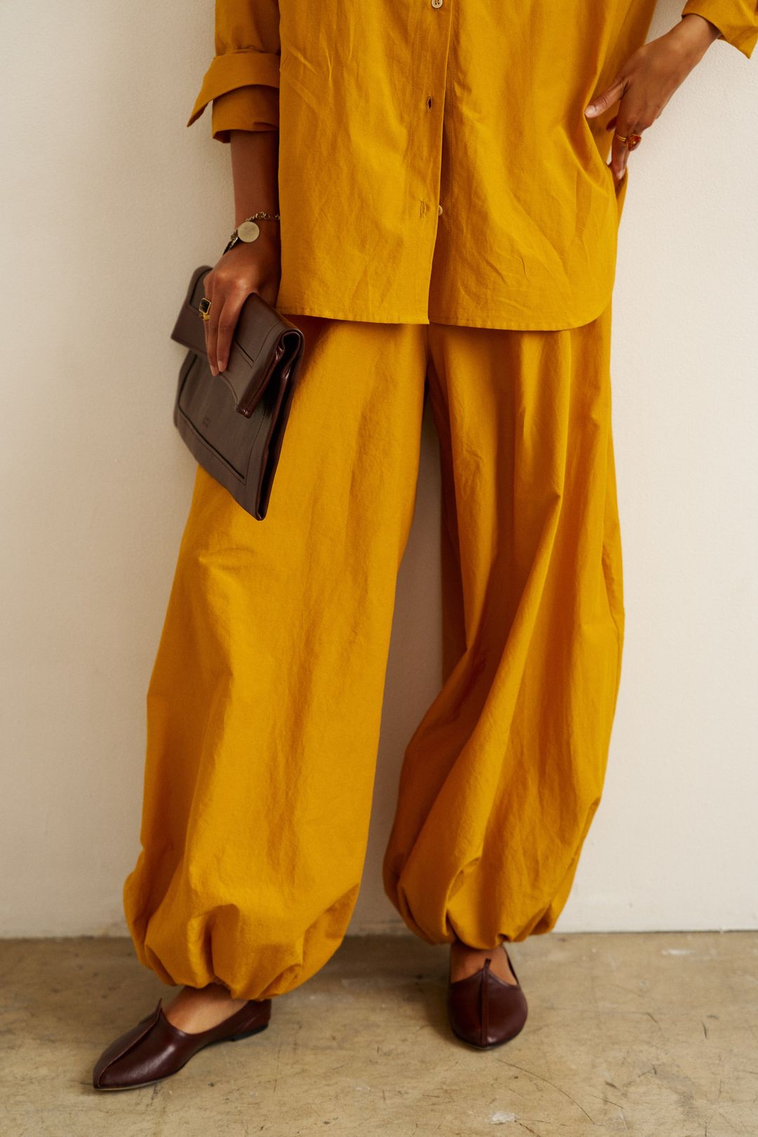 The Balloon Pant in Turmeric #10