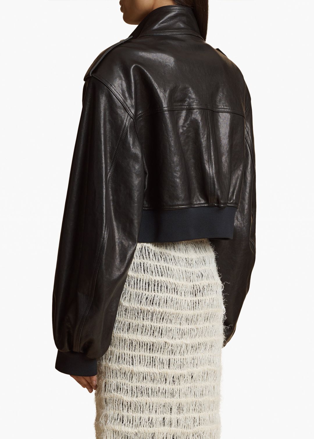 Kember Jacket in Black Leather #4