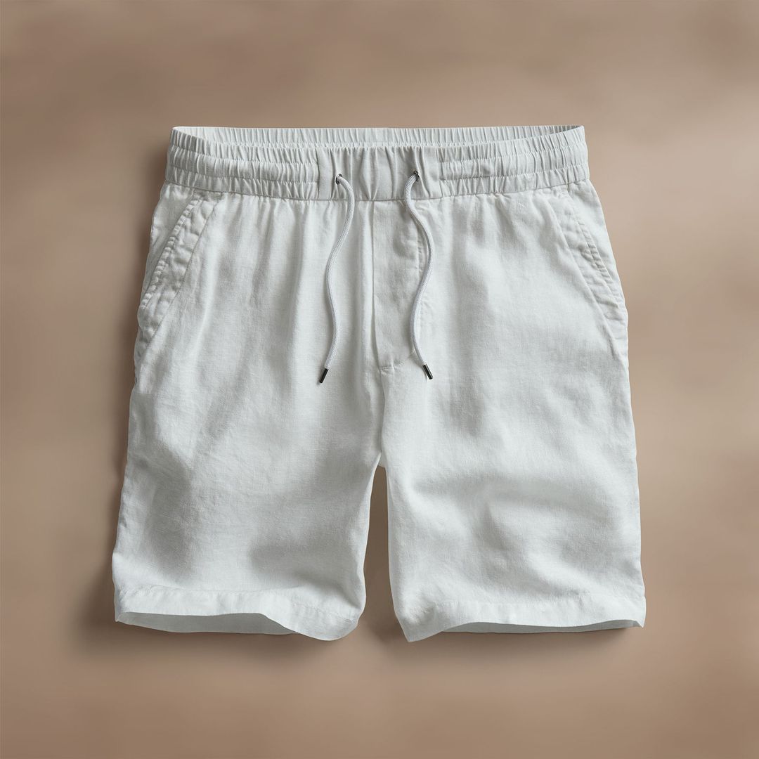 Relaxed Fit Linen Short