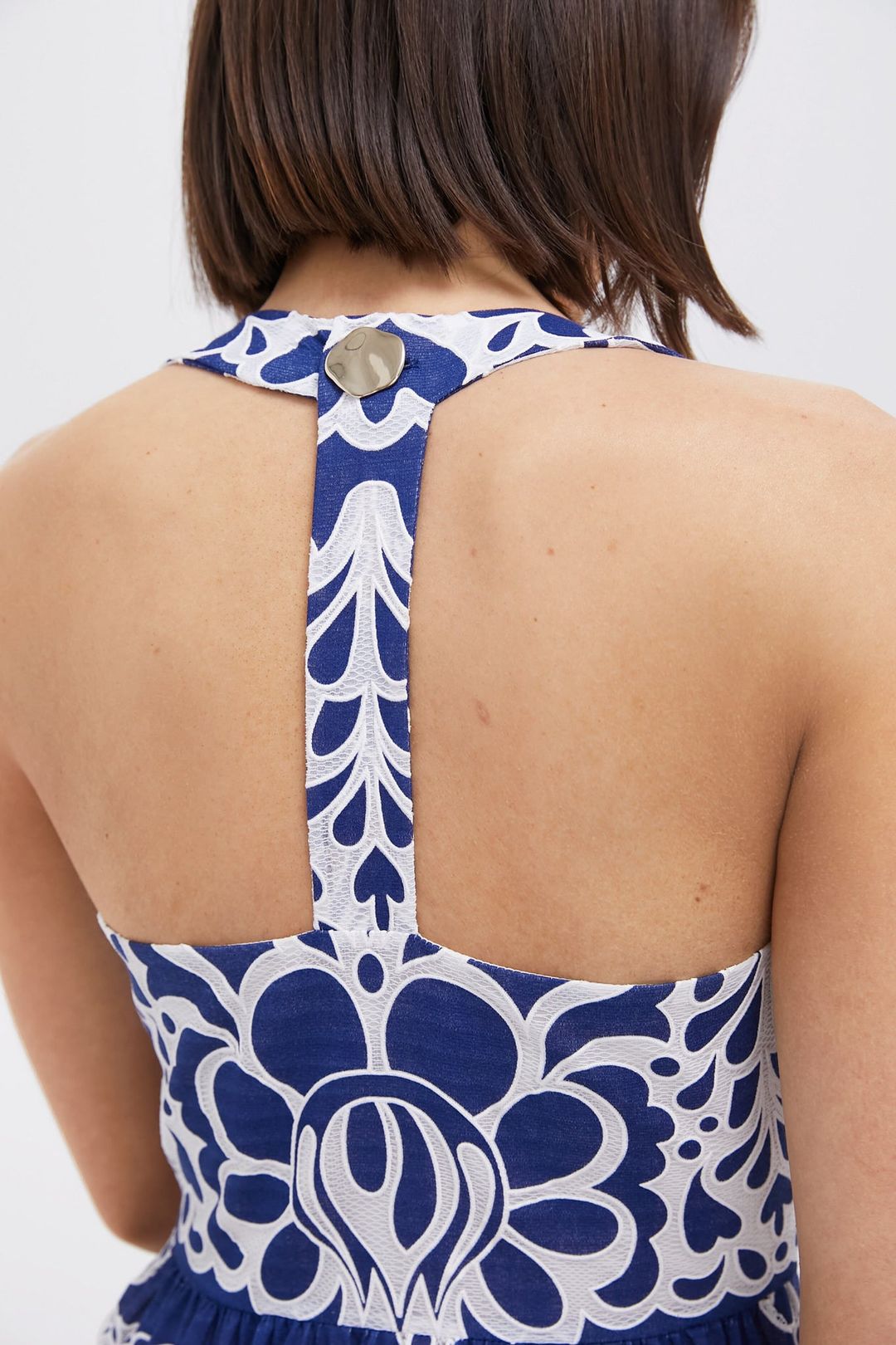 Navy Mavaro Lace Dress #5