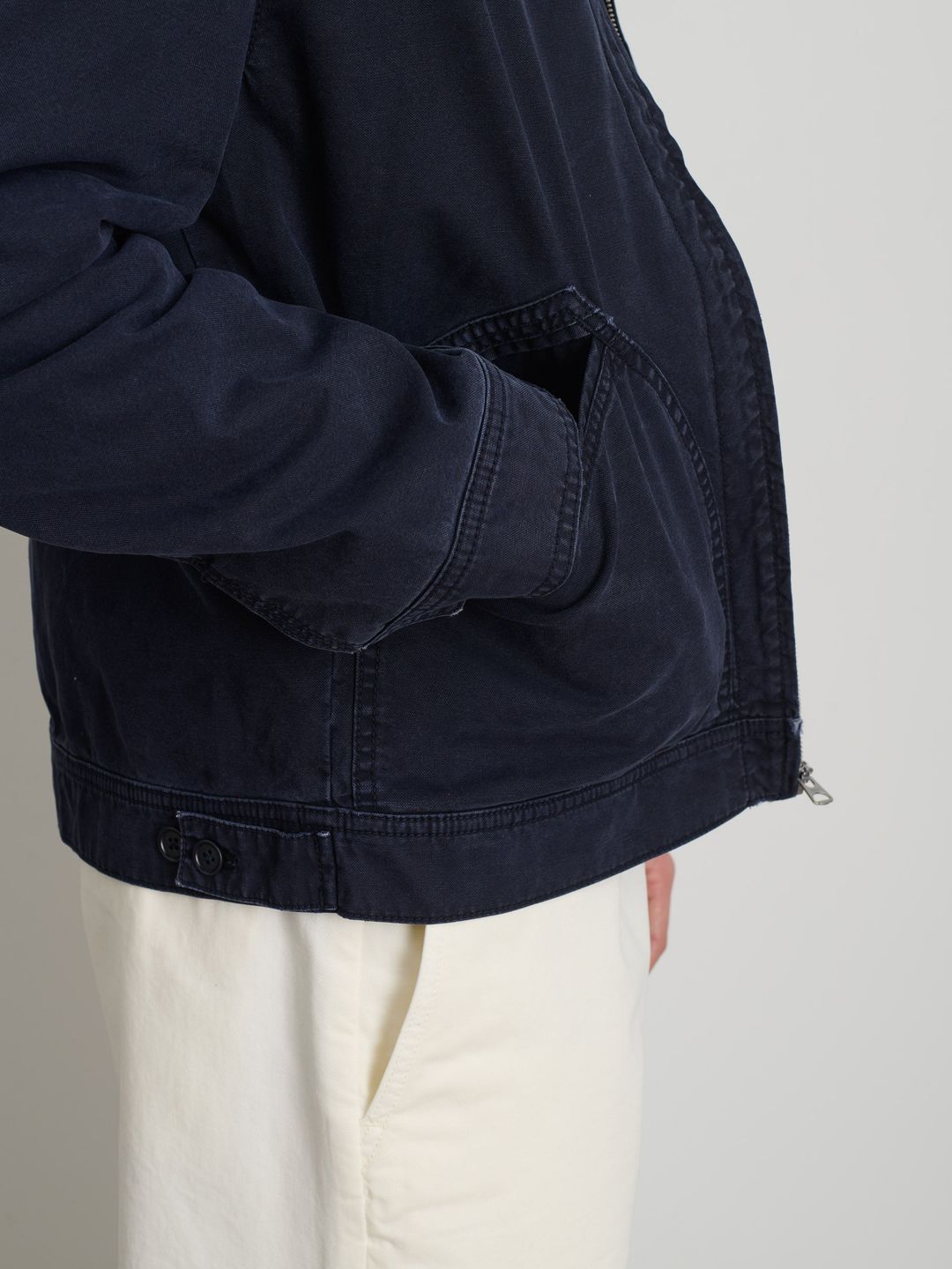 Miller Zip Jacket in Canvas #6