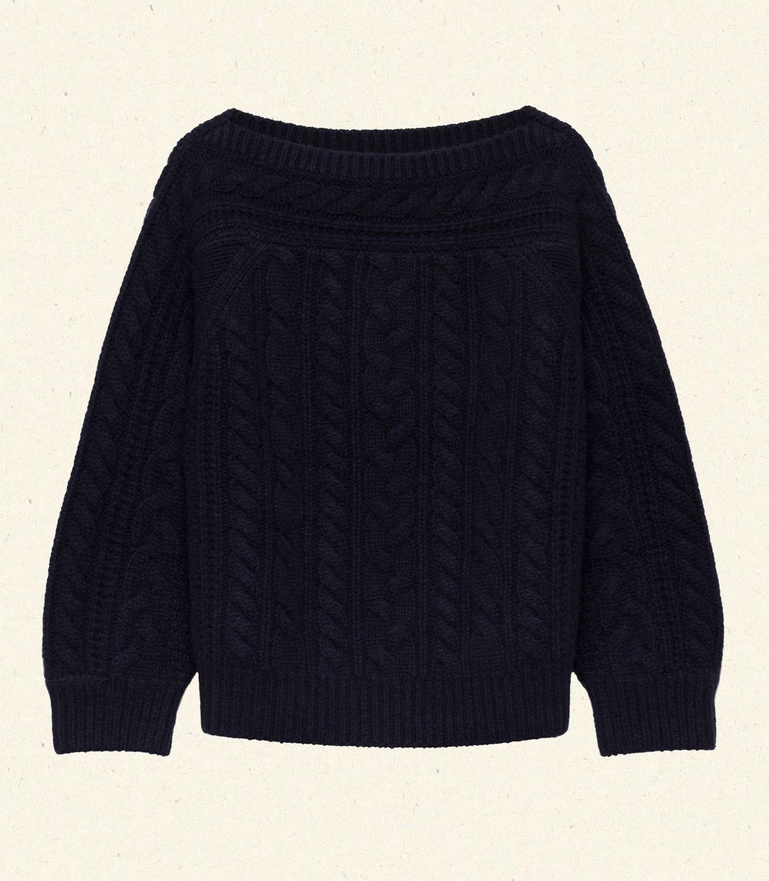 CRESSIDA CASHMERE SWEATER -- NAVY #8
