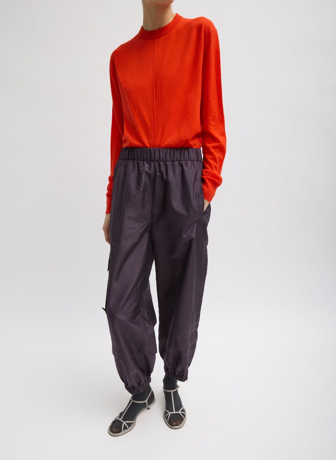 Crispy Nylon Wilt Pull On Jogger