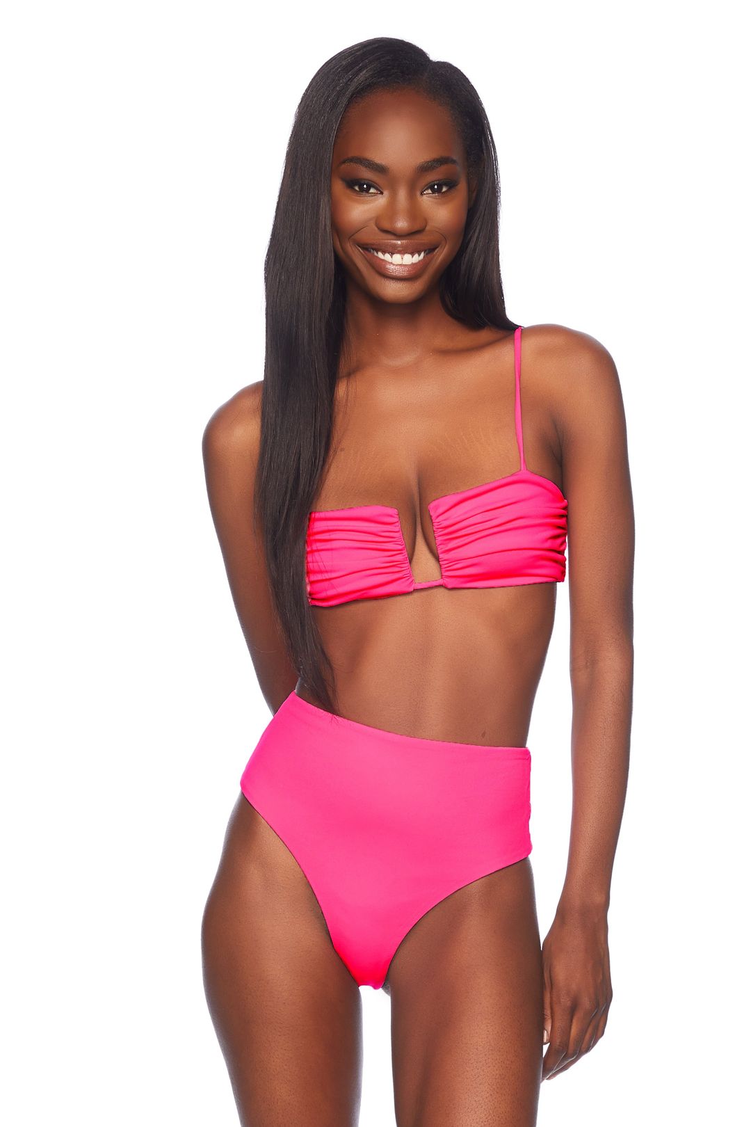 wire gathered bikini top #26