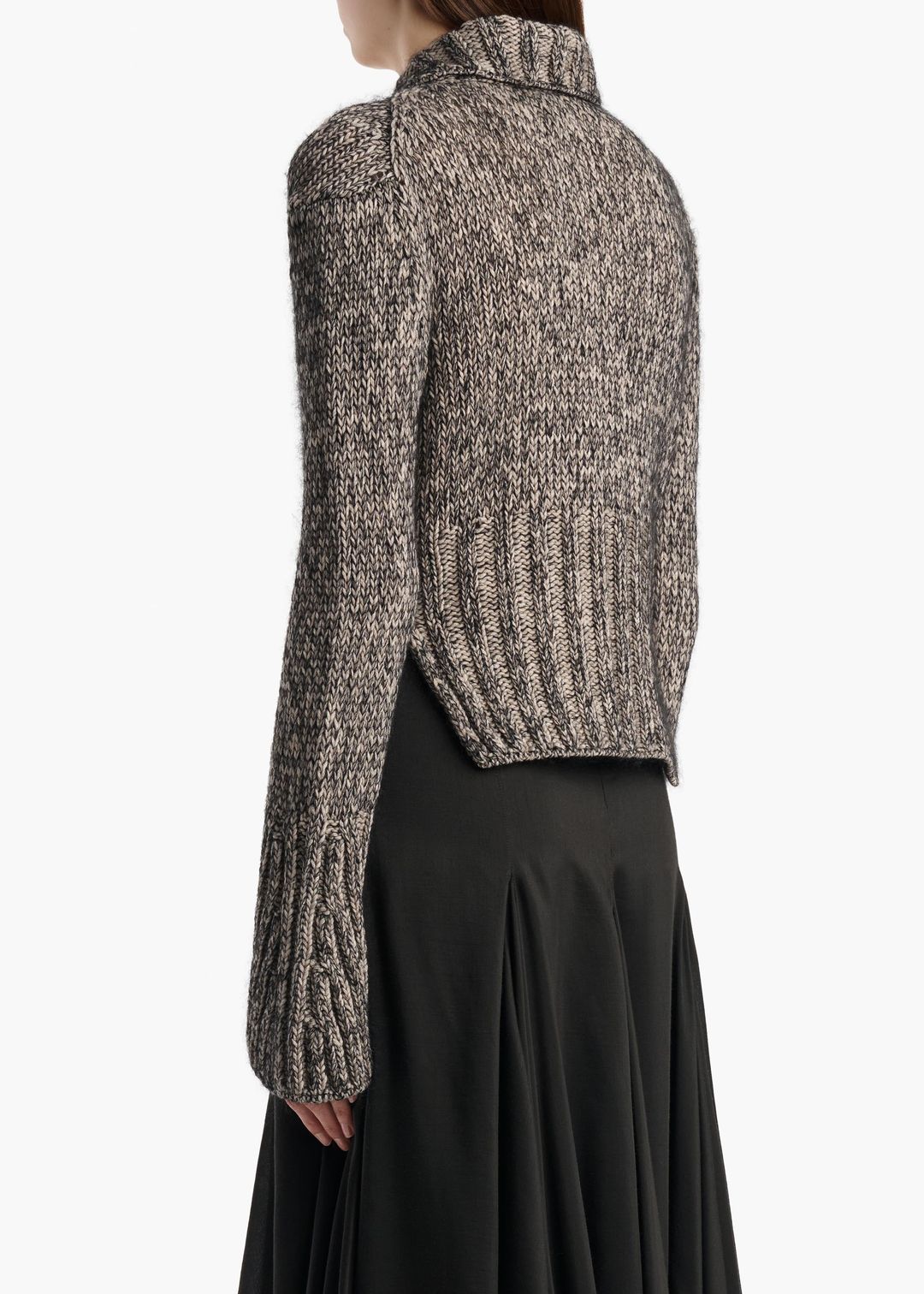 Takeo Cardigan in Sepia and Black Multi #4