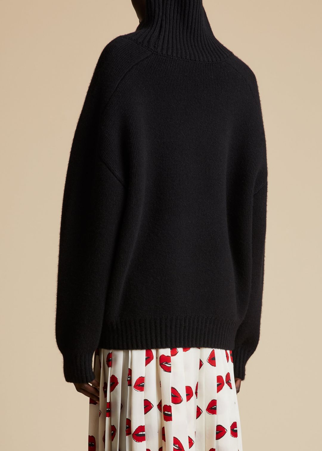 The Landen Sweater in Black #3