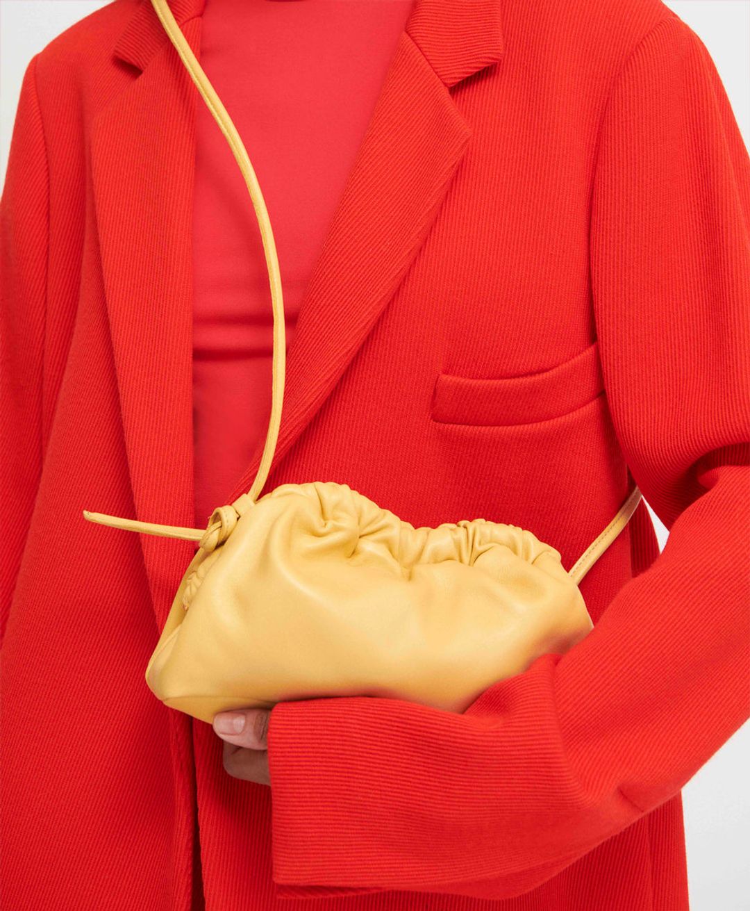 Mini Cloud Clutch - Wheat