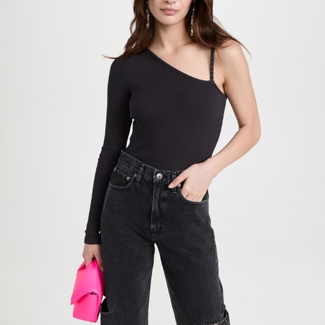 Mika One Sleeve Thong Bodysuit