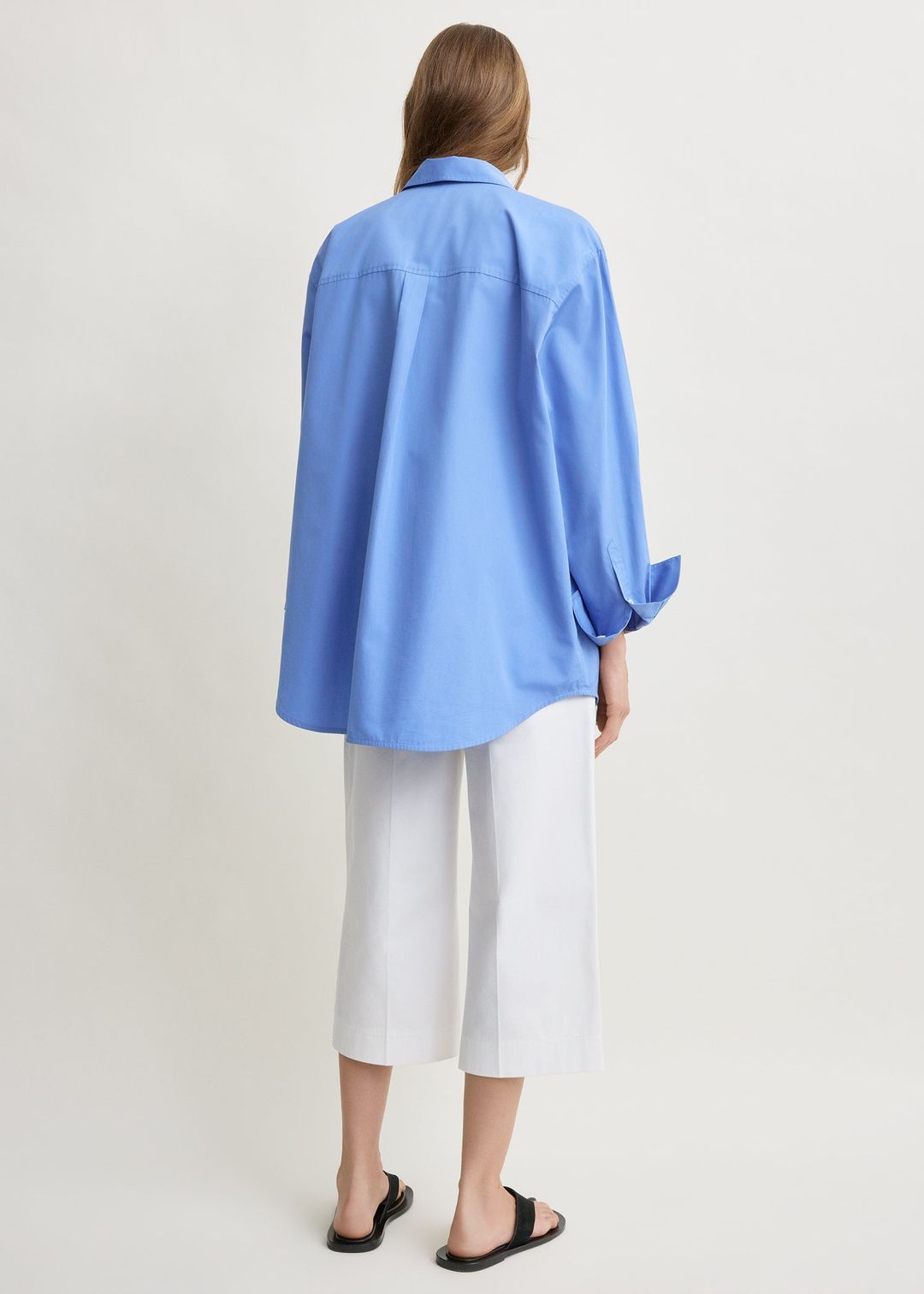 Cotton summer shirt cornflower #3